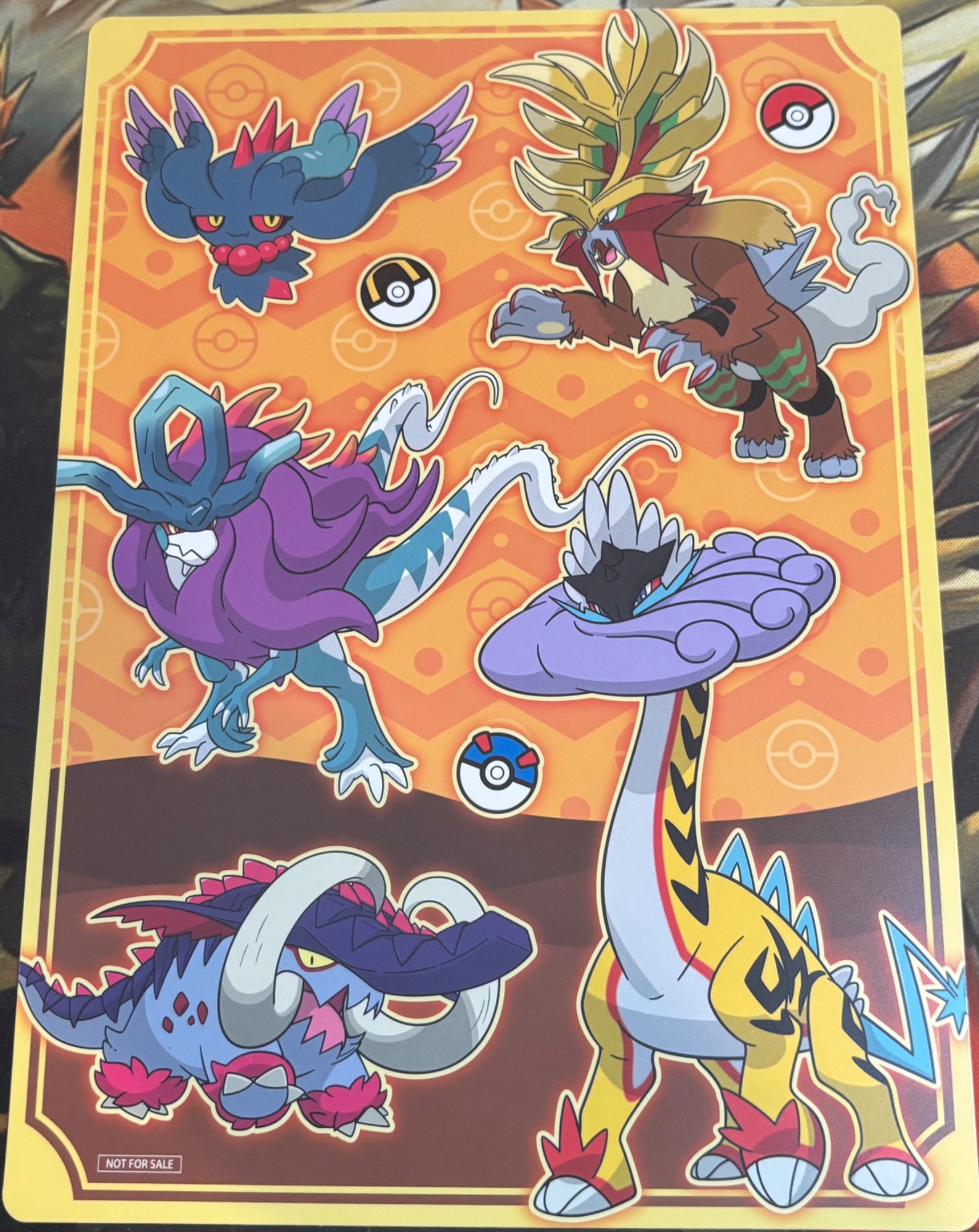 古代ポケモン Ancient Paradox Board pencil board #KURA-001, Pokémon Pencil Boards, front