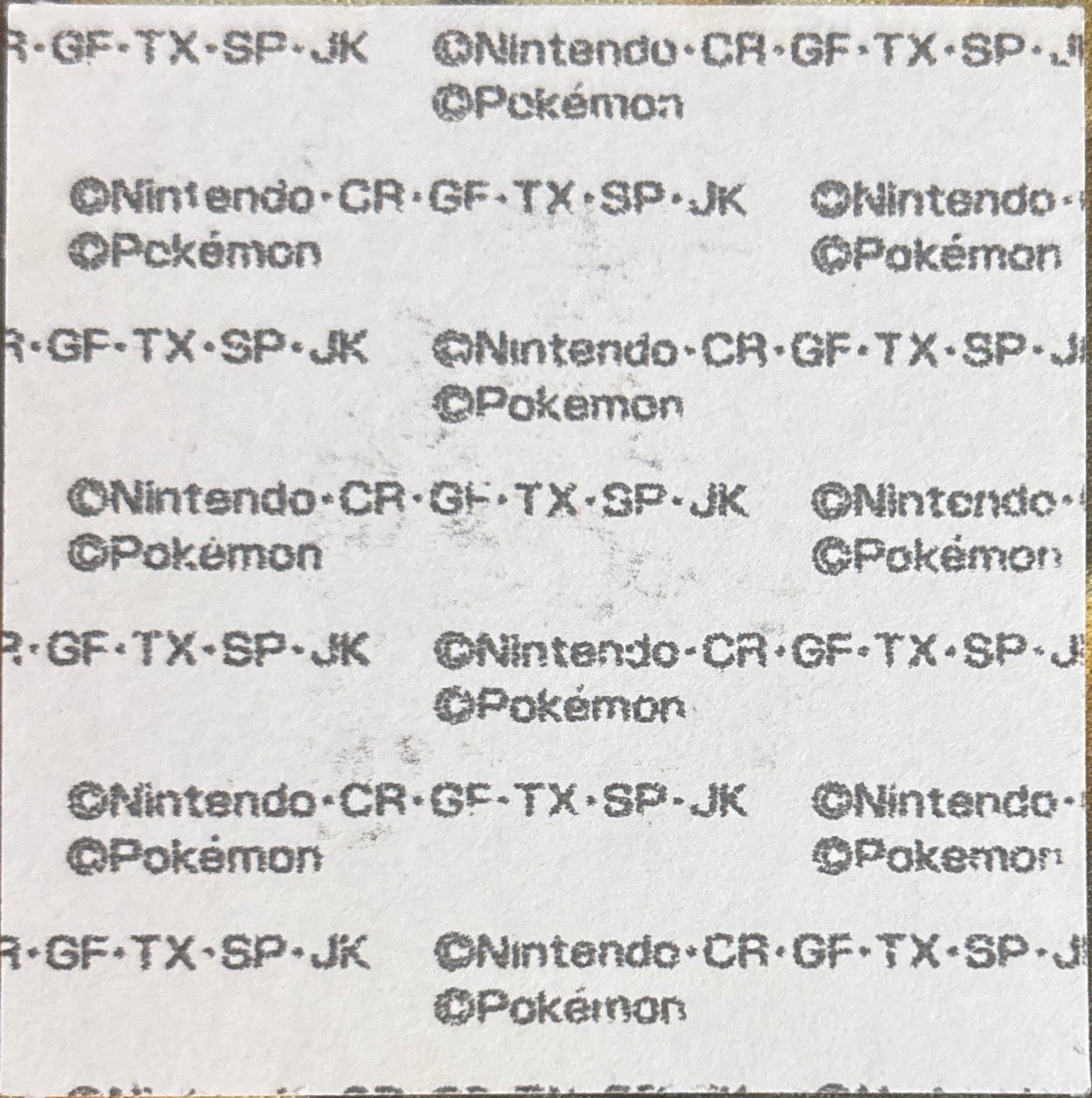 Garchomp bread sticker #1672, Daiichi Pan Pokémon Deco Chara Wave 81 Bread Stickers Checklist, back