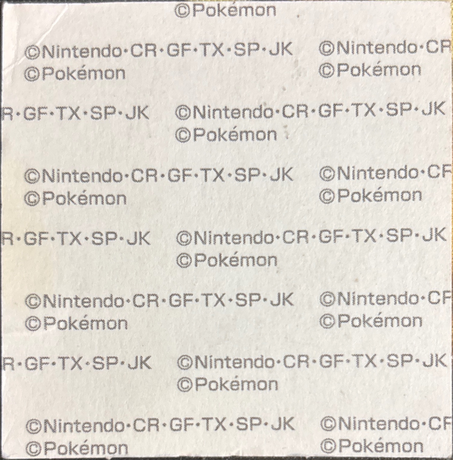 Charizard bread sticker #4251, Daiichi Pan Pokémon Deco Chara Wave 192 Bread Stickers Checklist, back