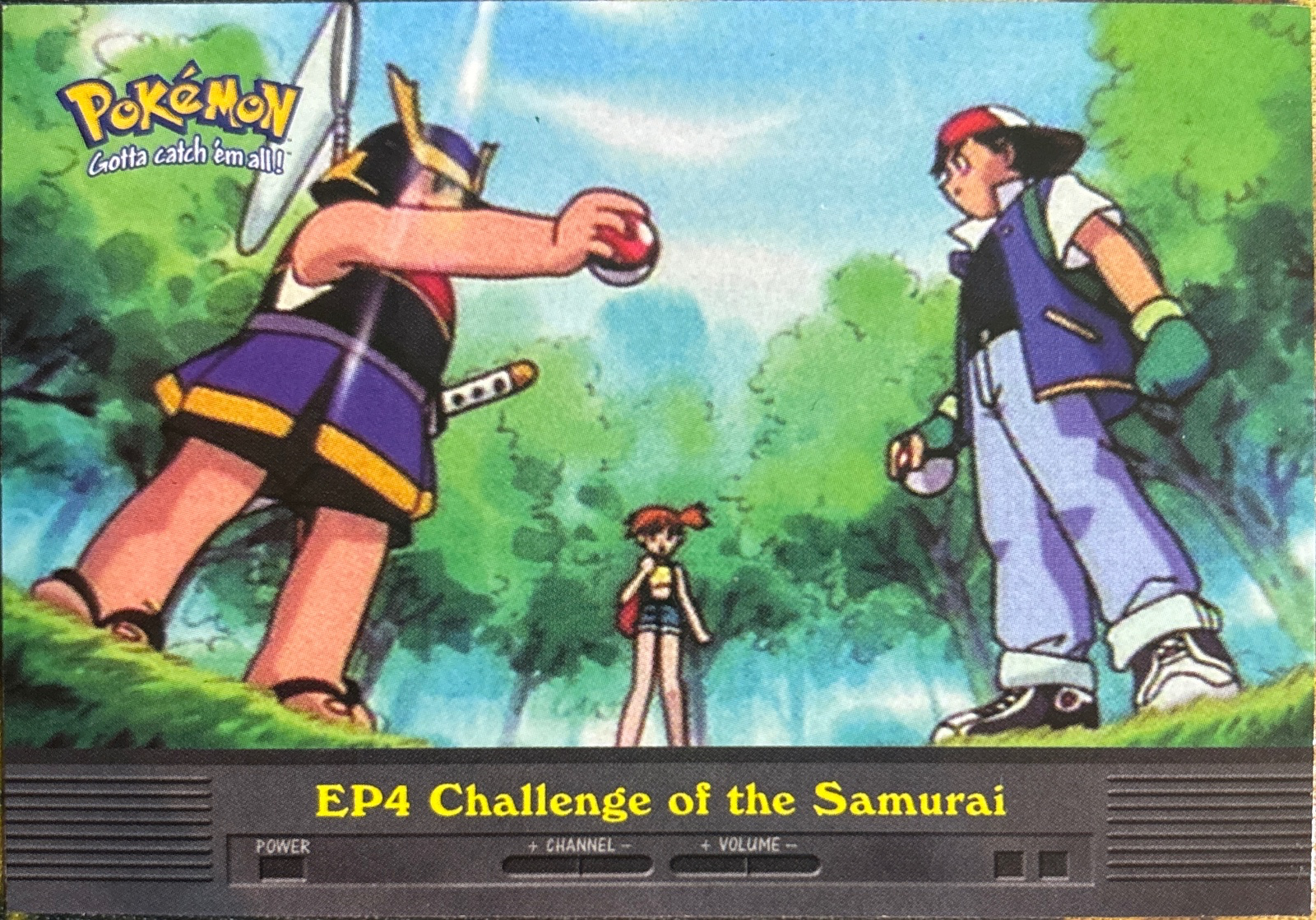 Challenge of the Samurai card #EP4, Pokemon Topps Series 2 (1999), front