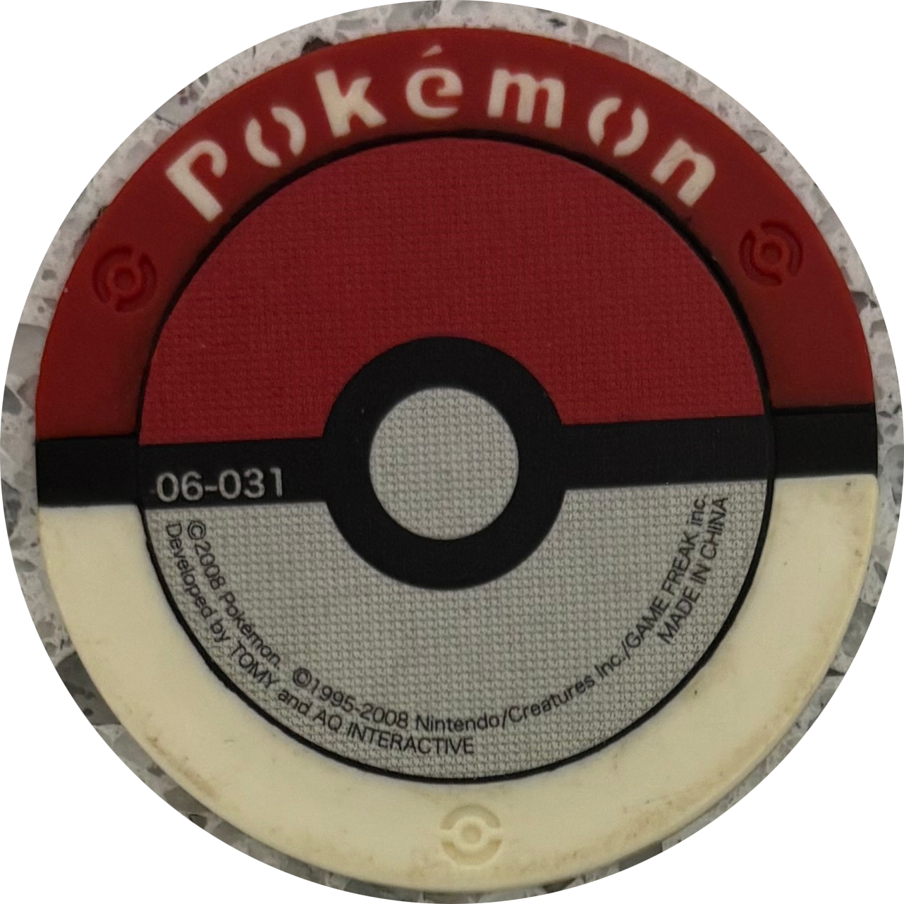 Elekid collectible #06-031, Pokemon Battrio Shaymin's Meeting Chapter Checklist (2008), back