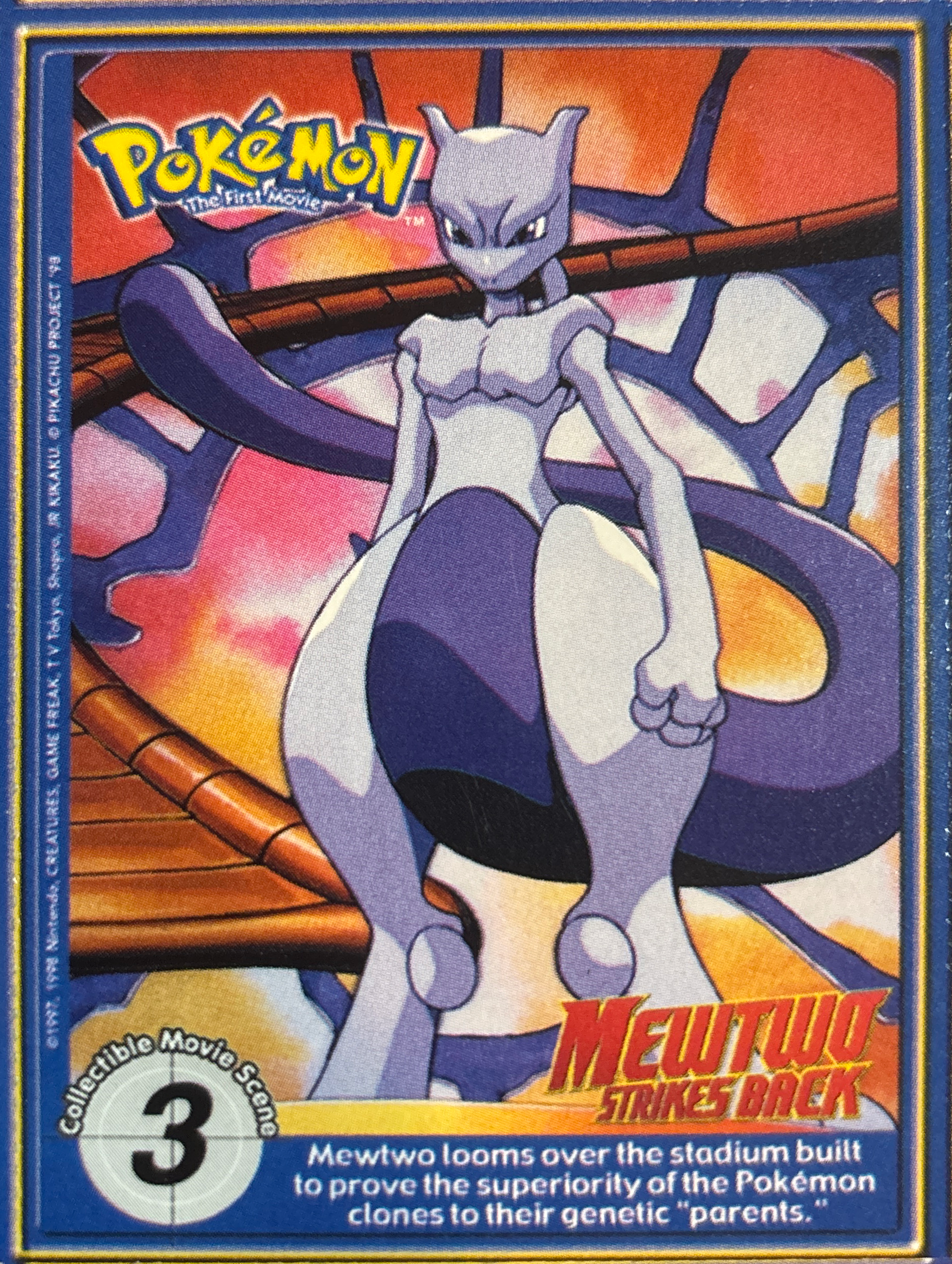 Movie Scene card, Pokémon Burger King PokéTrivia Cards (1999) Checklist, front