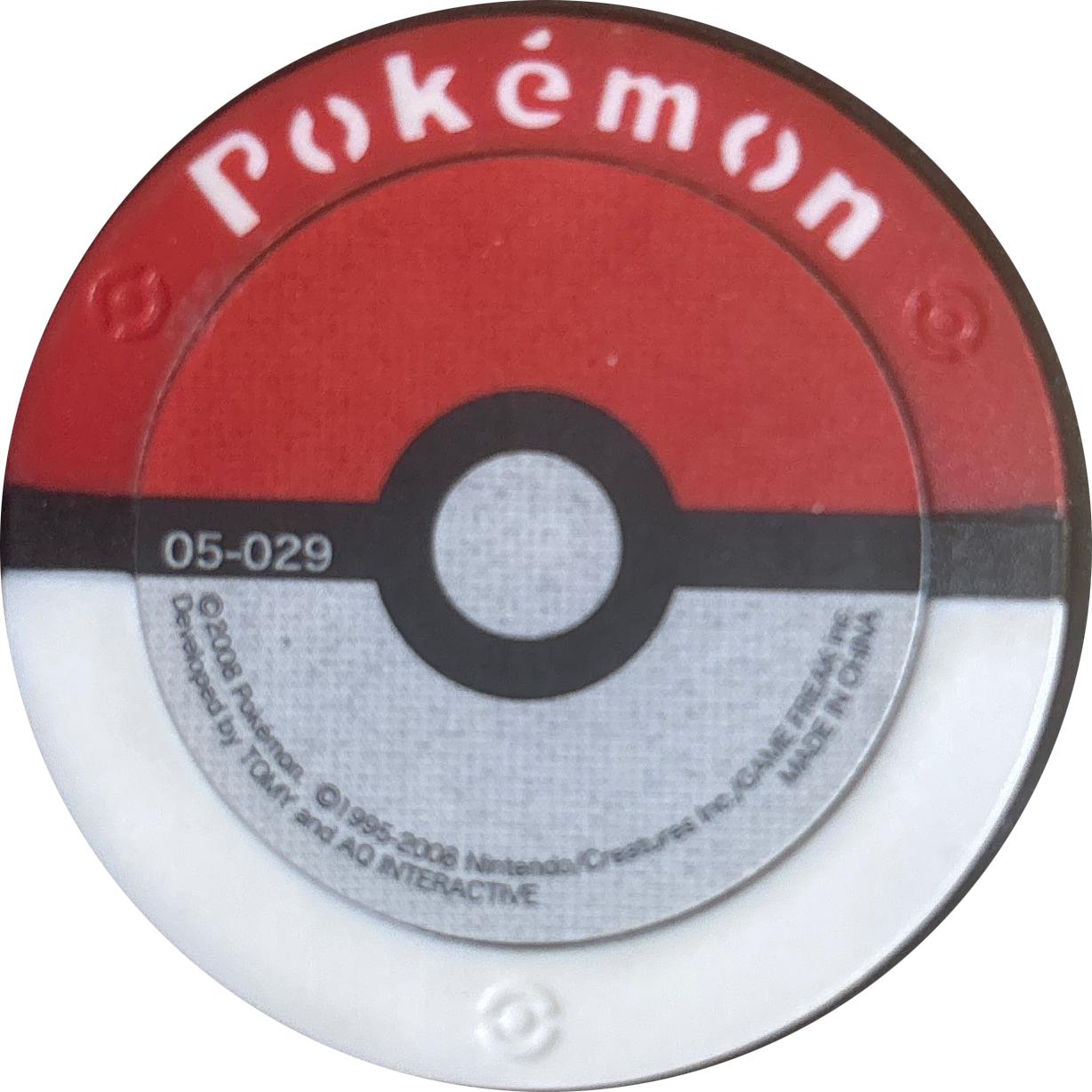 Torchic collectible #05-029, Pokemon Battrio Giratina Seismic Chapter Checklist (2008), back