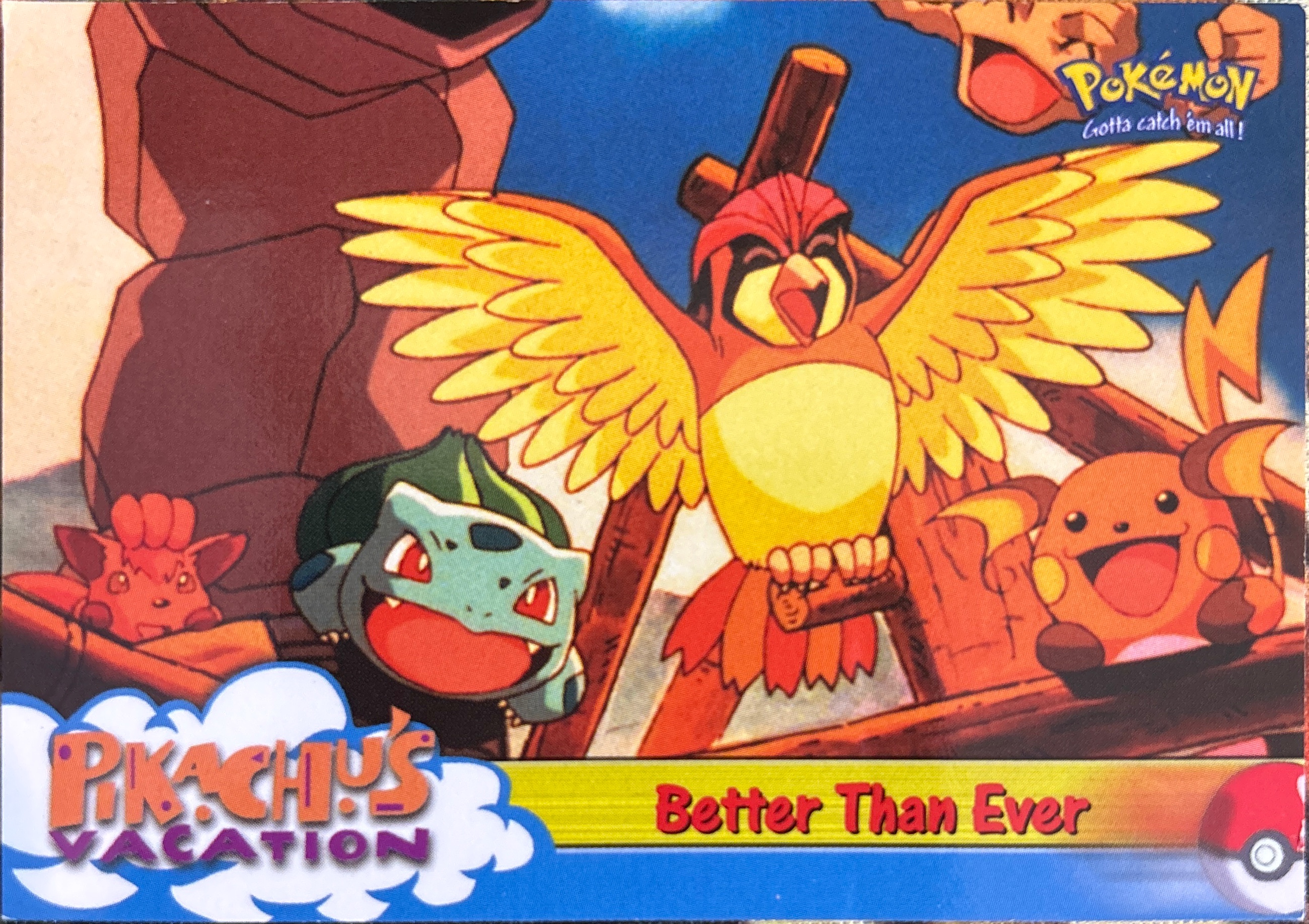 Better than Ever card #56, Pokemon Topps First Movie Trading Cards (1999), front