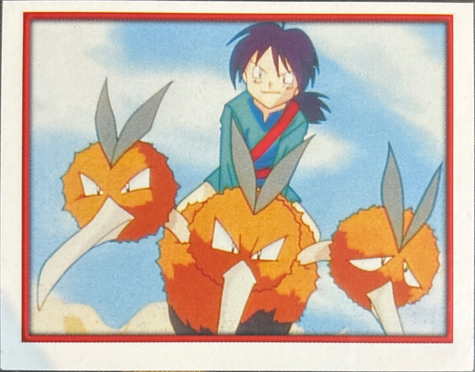 Dodrio card #203, Pokémon Merlin Series 2 (2000), front