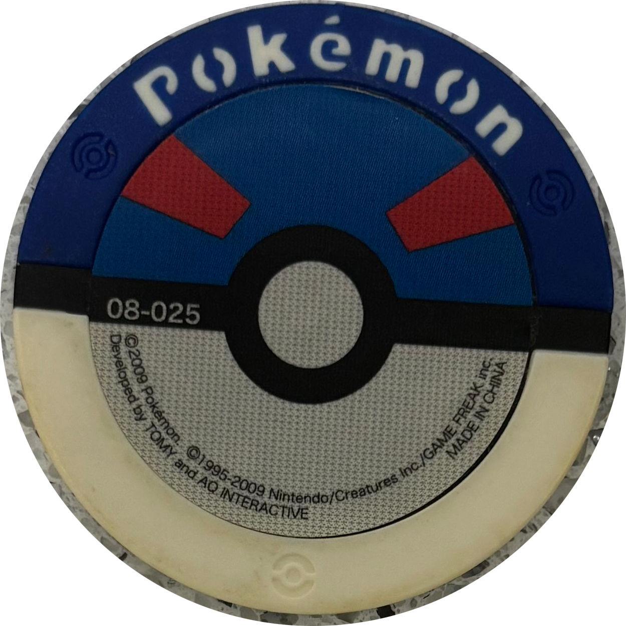 Rapidash collectible #08-025, Pokemon Battrio Jirachi's Wish Chapter Checklist (2009), back