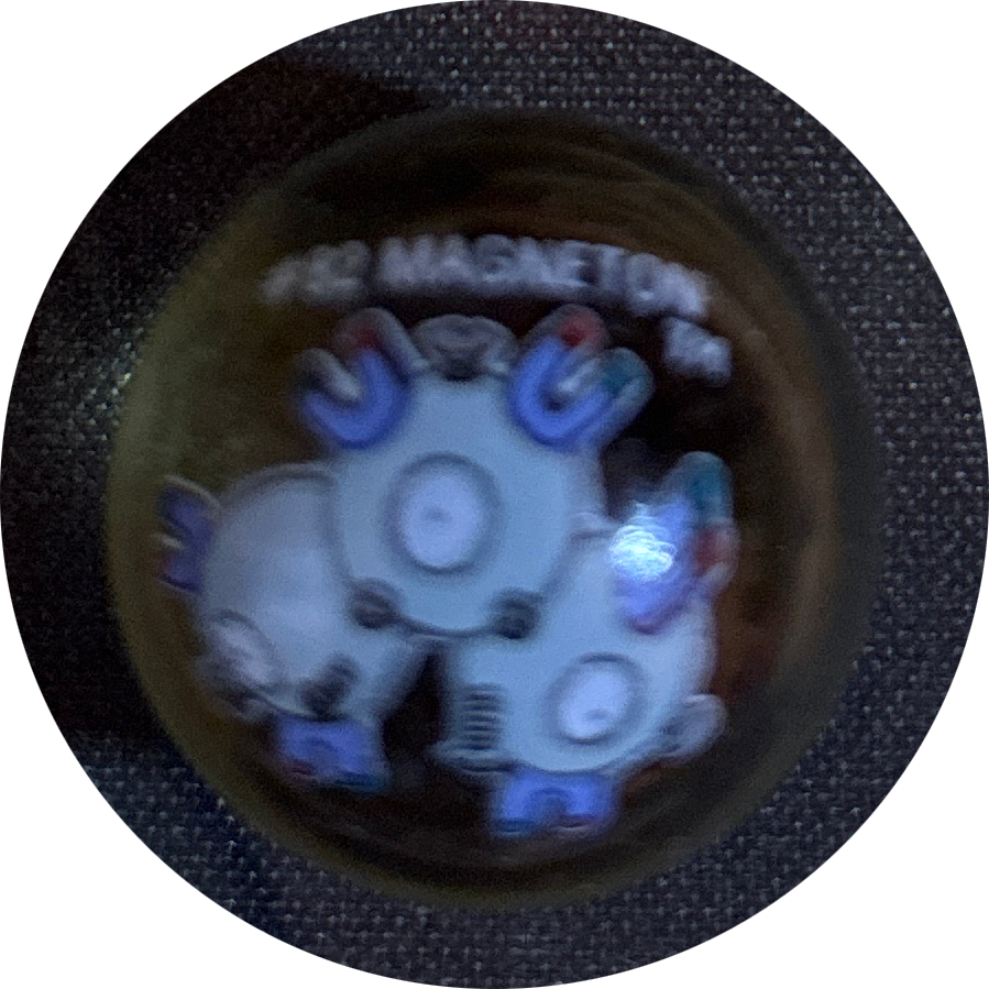 Magneton collectible #082, Pokémon Collector Marbles, front