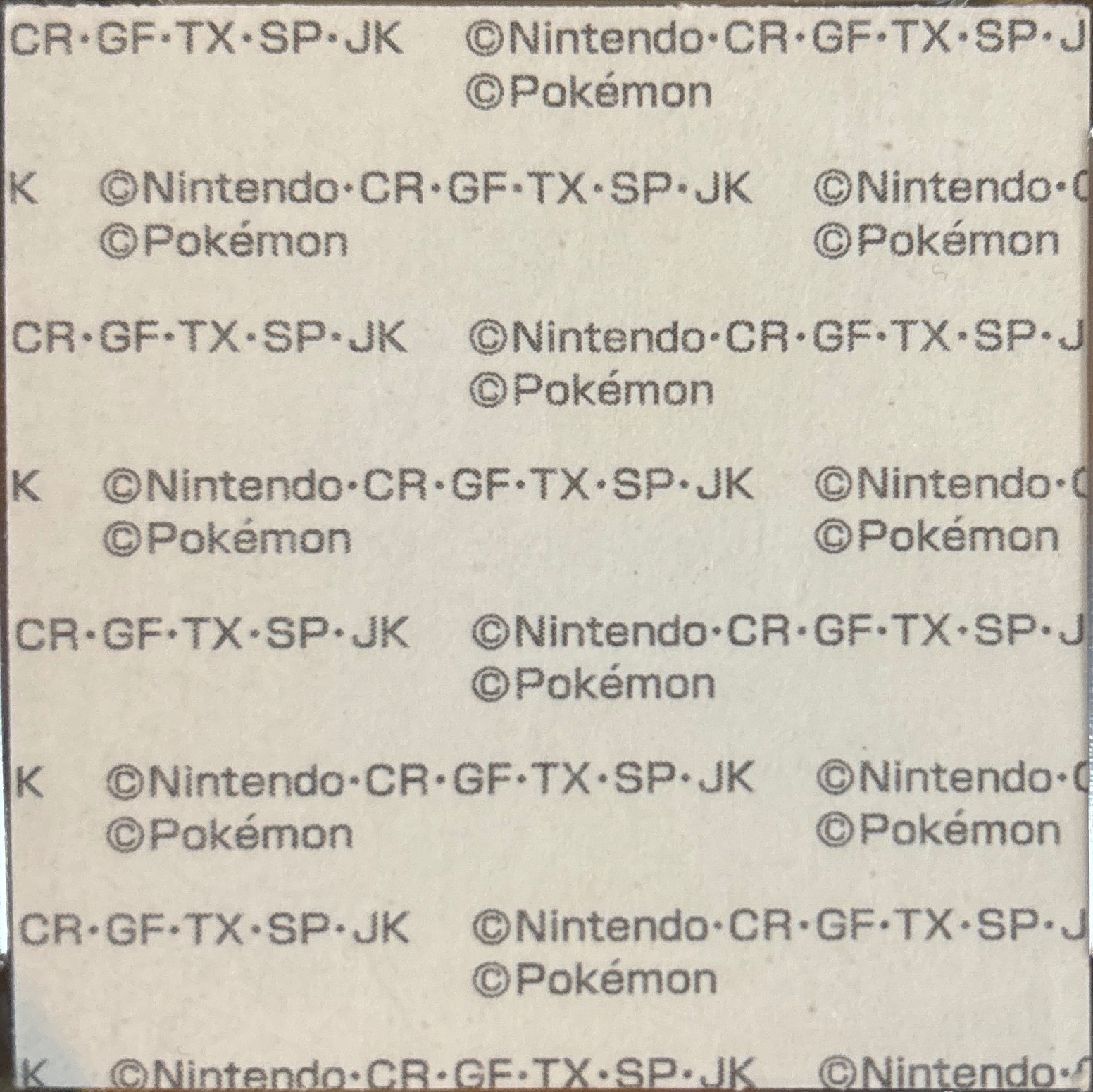 Espeon bread sticker #4335, Daiichi Pan Pokémon Deco Chara Wave 195 Bread Stickers Checklist, back