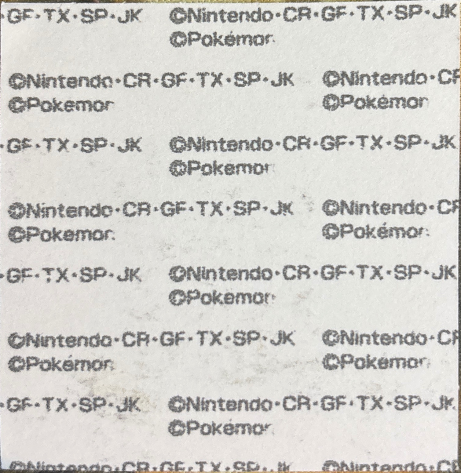 Grotle bread sticker #1786, Daiichi Pan Pokémon Deco Chara Wave 87 Bread Stickers Checklist, back