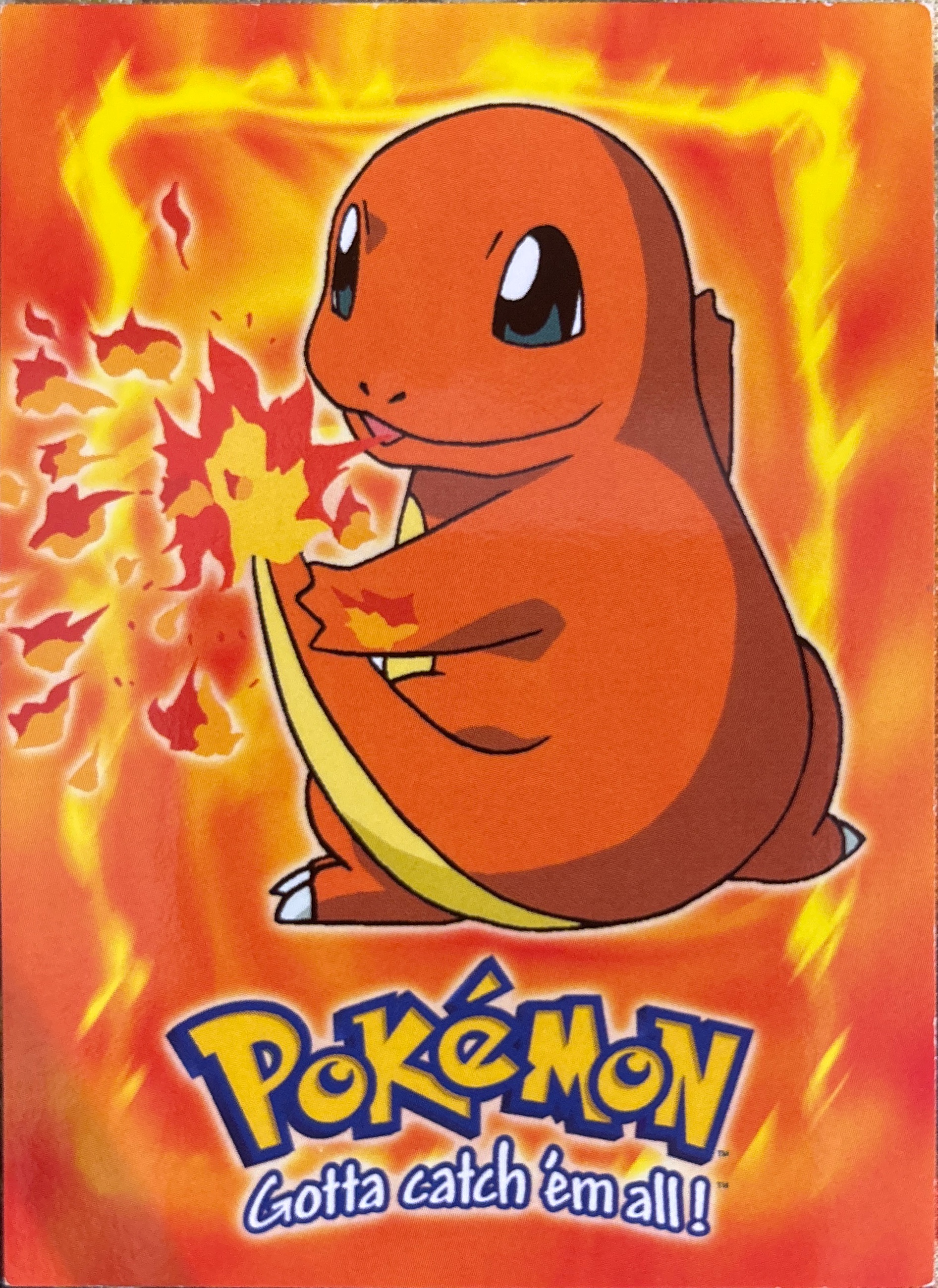 Charmander card #E4, Pokemon Topps First Movie Trading Cards (1999), front