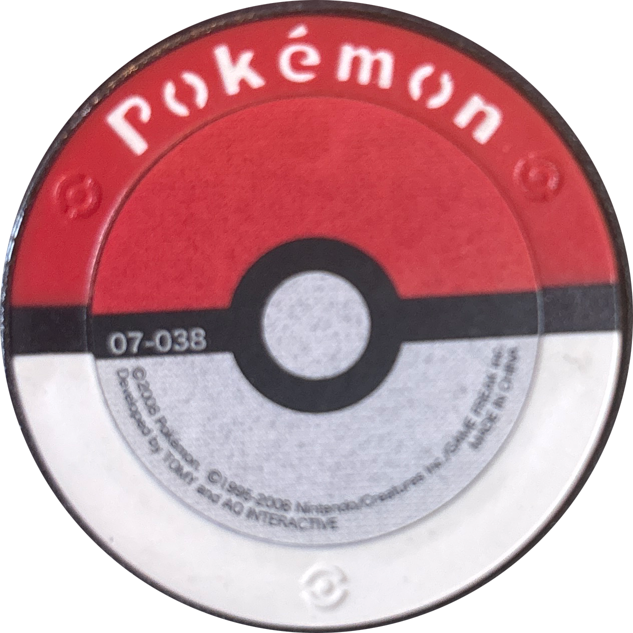 Turtwig collectible #07-038, Pokemon Battrio Deoxys Storm Chapter Checklist (2008), back