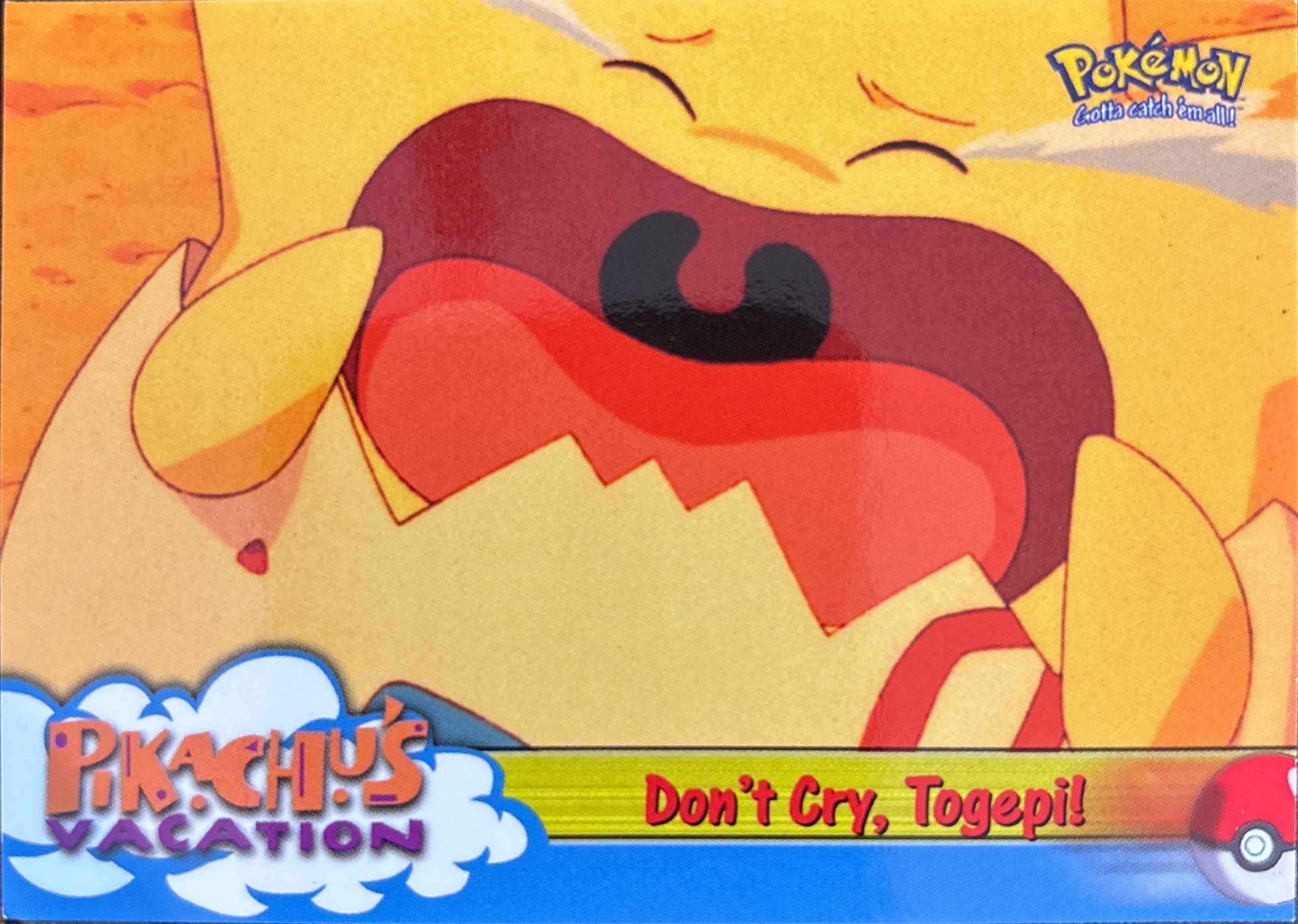 Don't Cry, Togepi! card #43, Pokemon Topps First Movie Trading Cards (1999), front