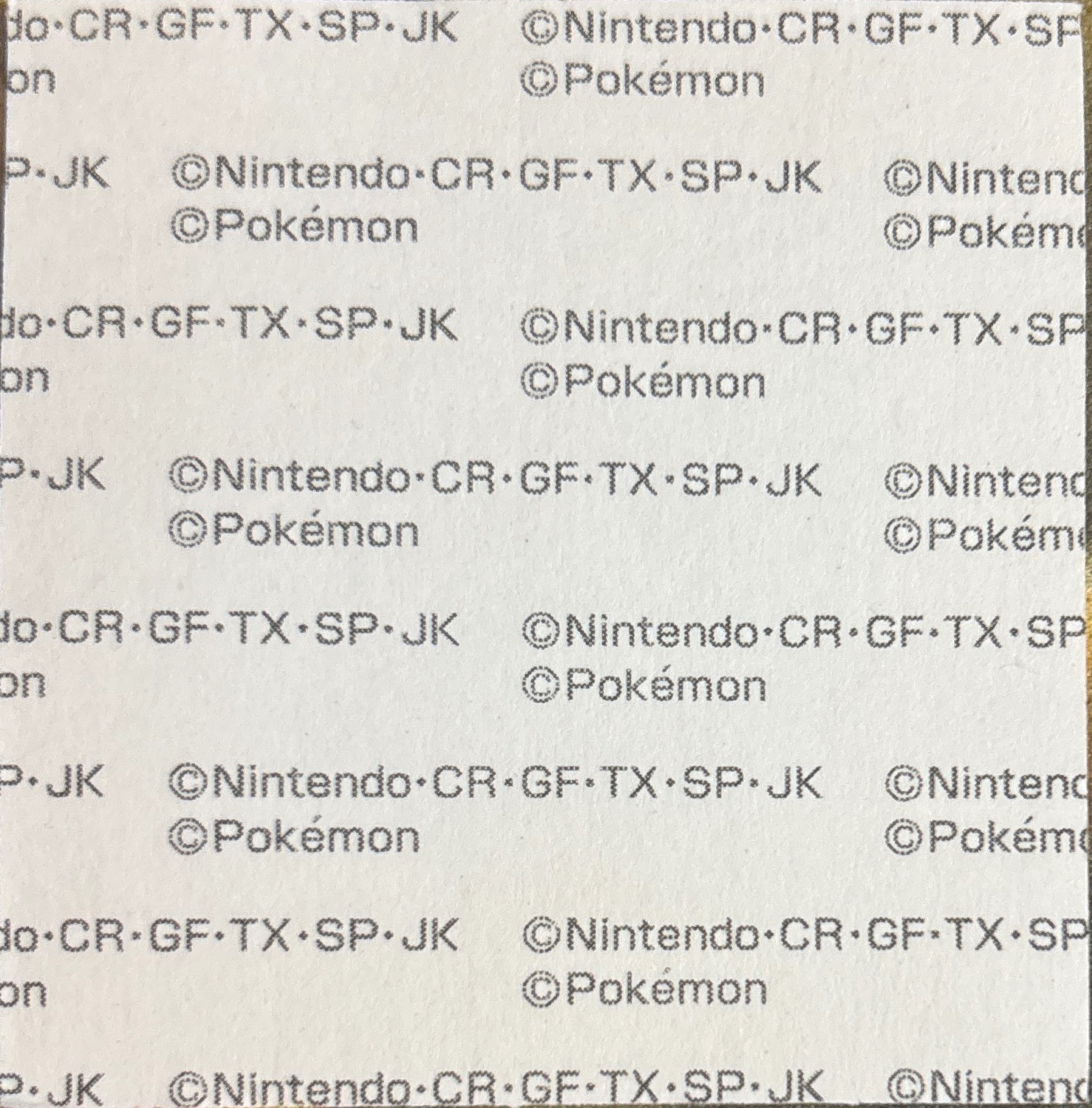 Great Tusk bread sticker #4893, Daiichi Pan Pokémon Deco Chara Wave 208 Bread Stickers Checklist, back