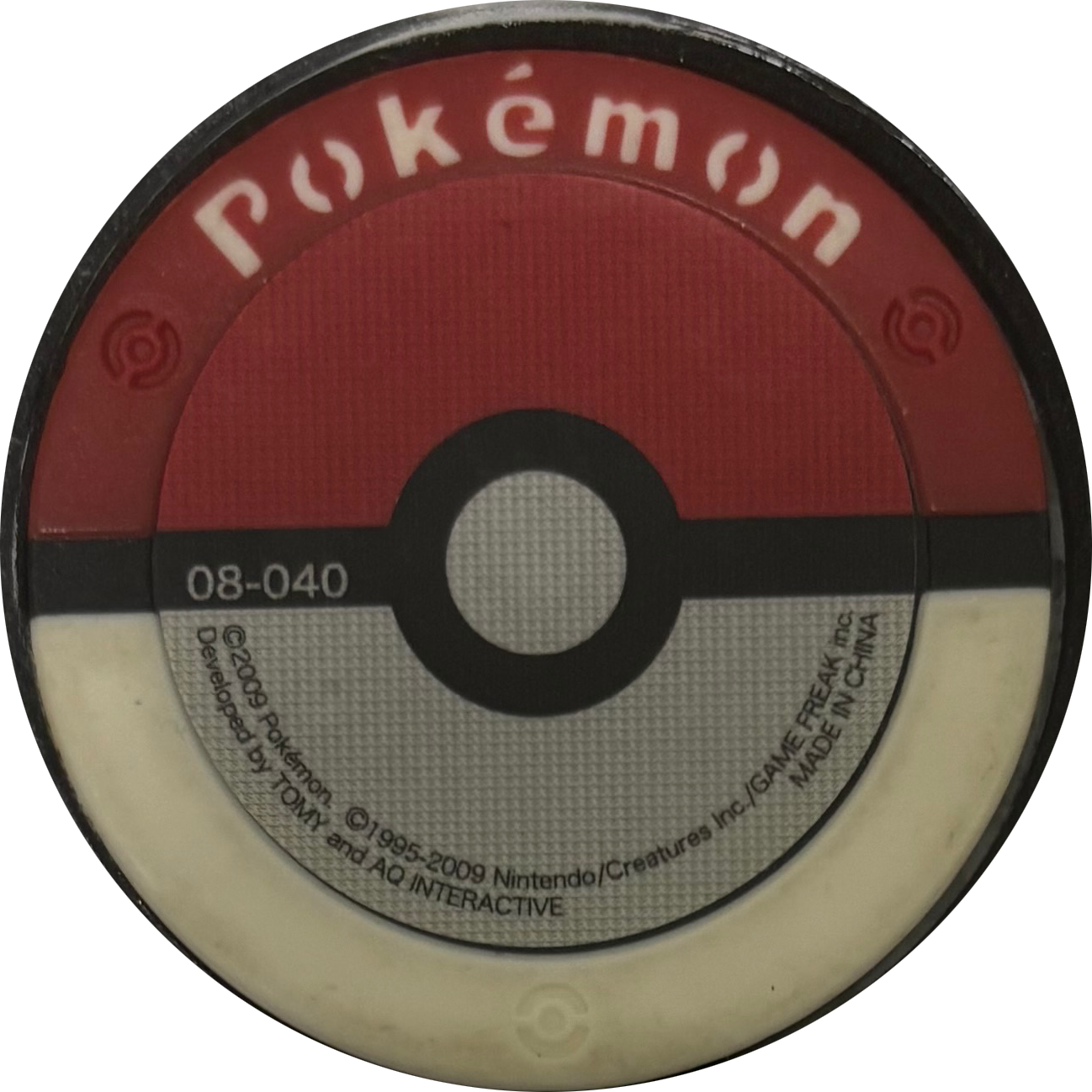 Porygon2 collectible #08-040, Pokemon Battrio Jirachi's Wish Chapter Checklist (2009), back