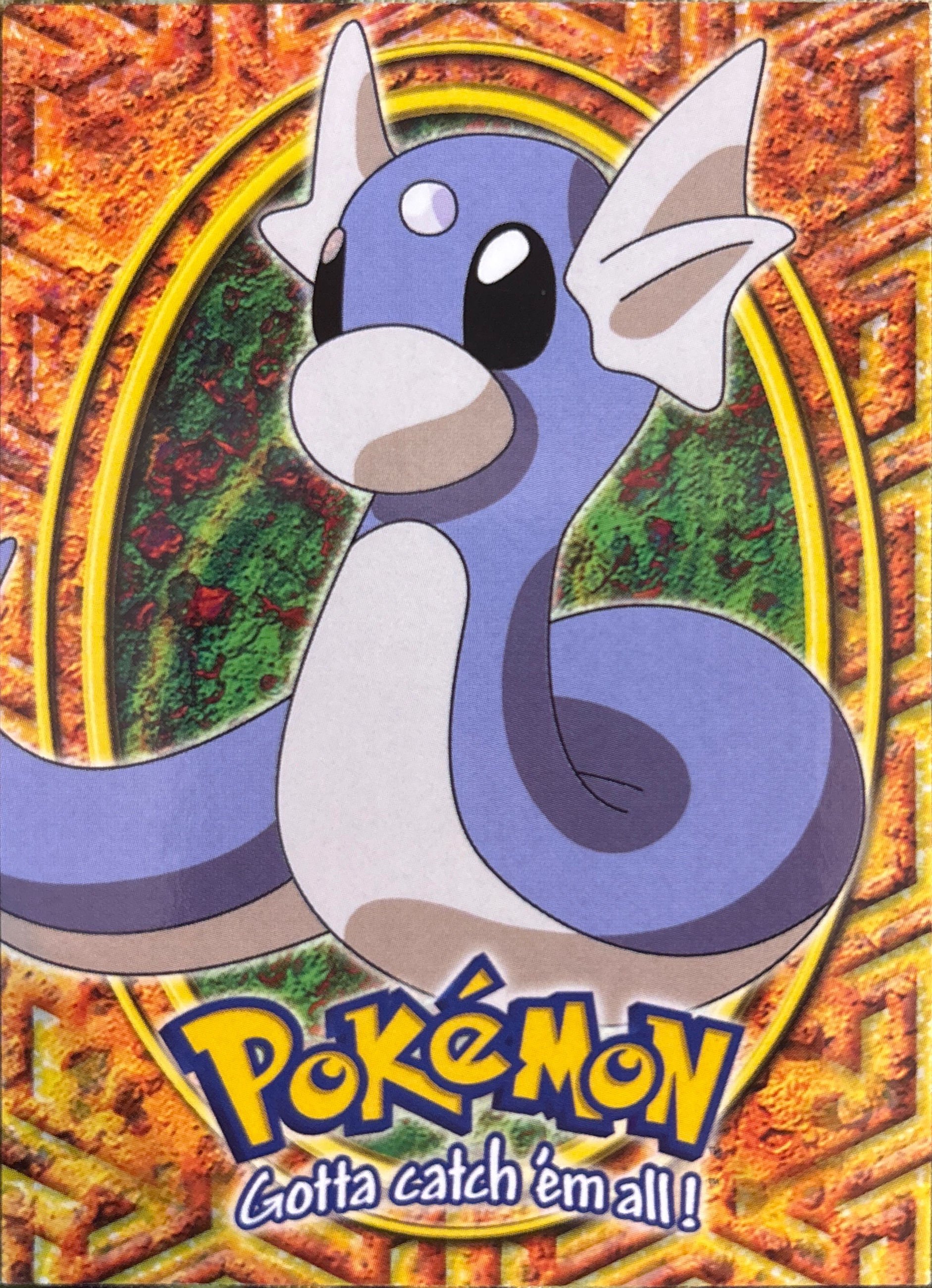 Dratini card #E10, Pokemon Topps First Movie Trading Cards (1999), front