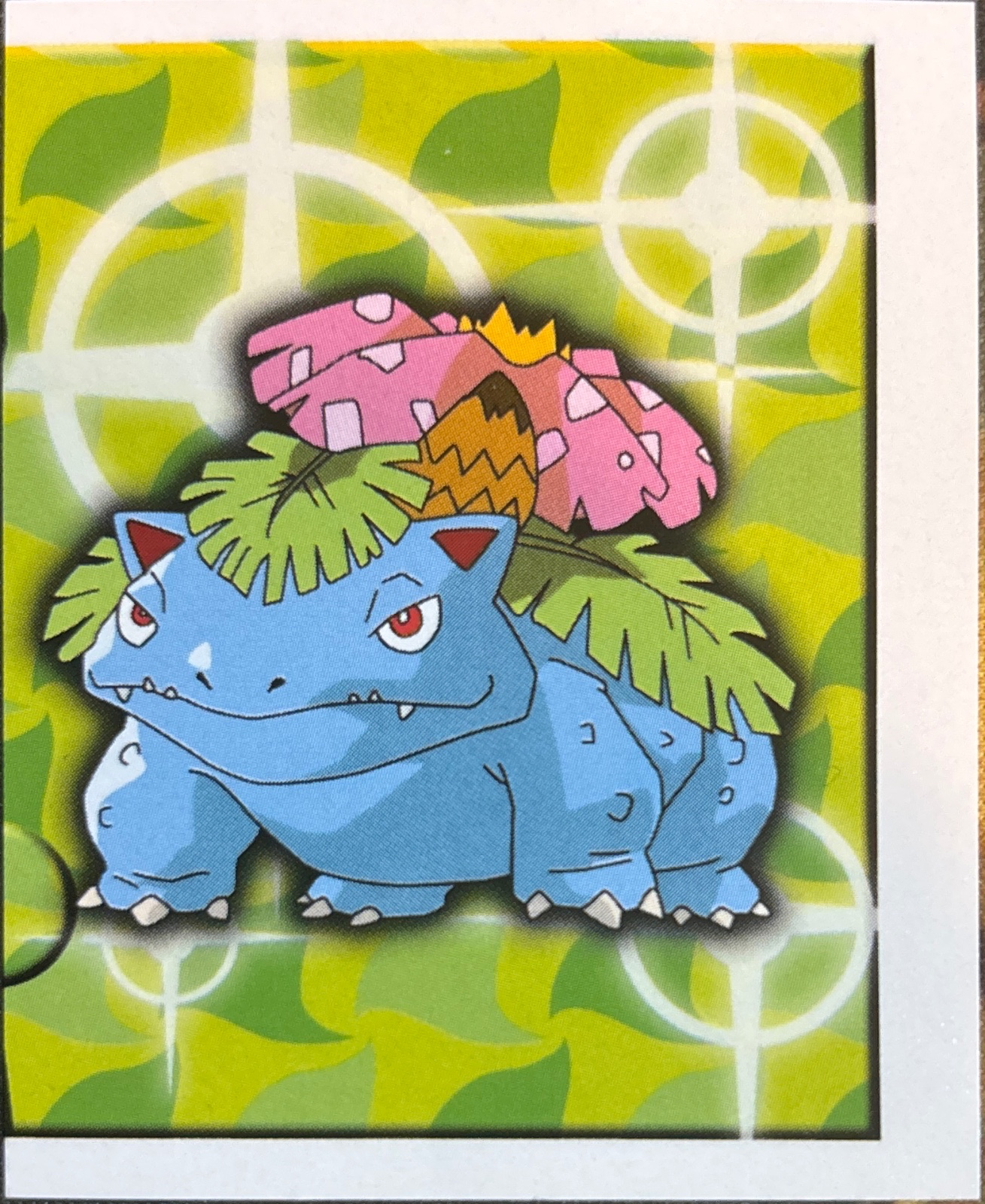 Venusaur, Evolution Card #190, Pokémon Merlin Series 1 (1999), front