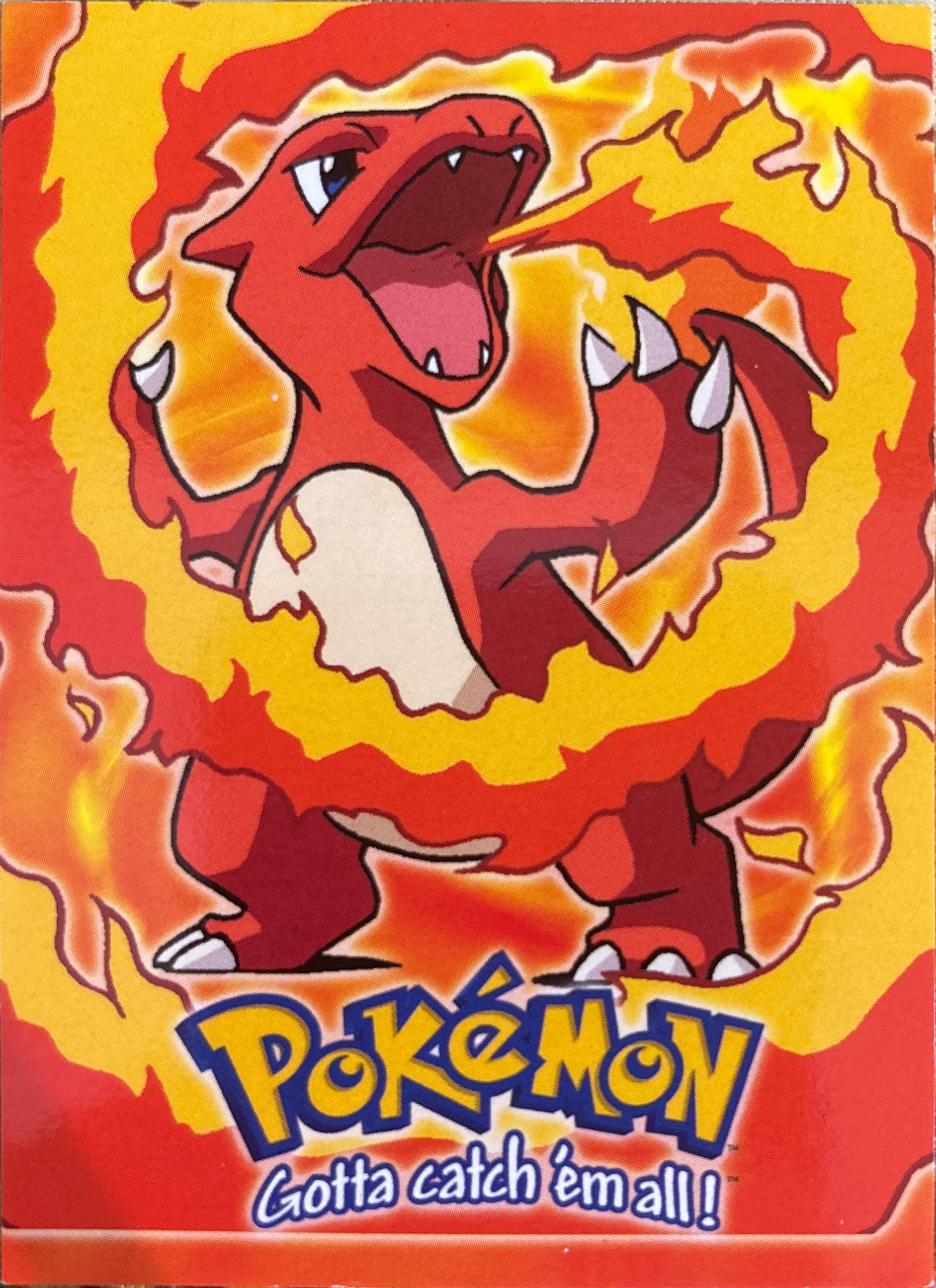 Charmeleon card #E5, Pokemon Topps First Movie Trading Cards (1999), front