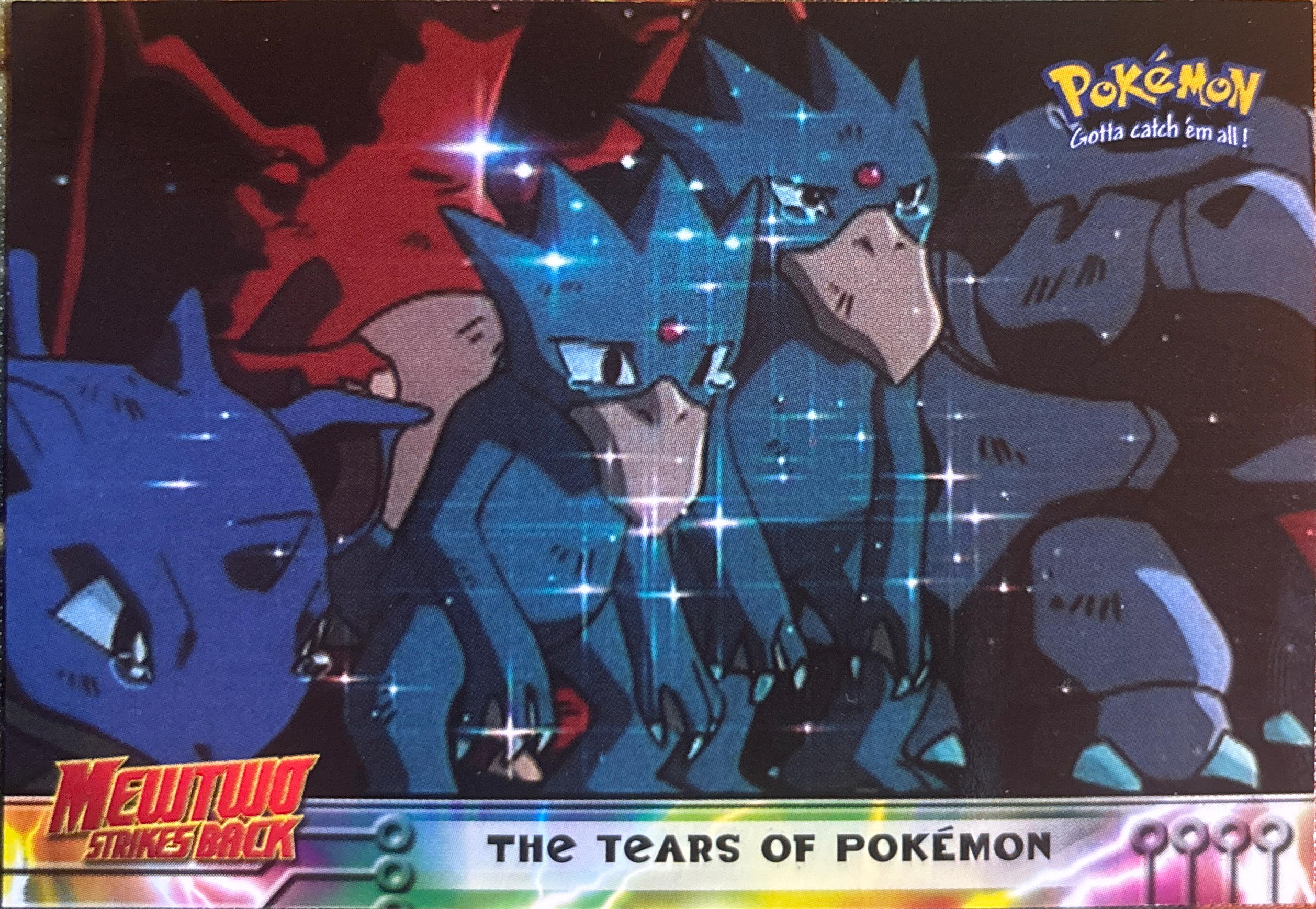 The Tears of Pokémon card #37, Pokemon Topps First Movie Trading Cards (1999), front