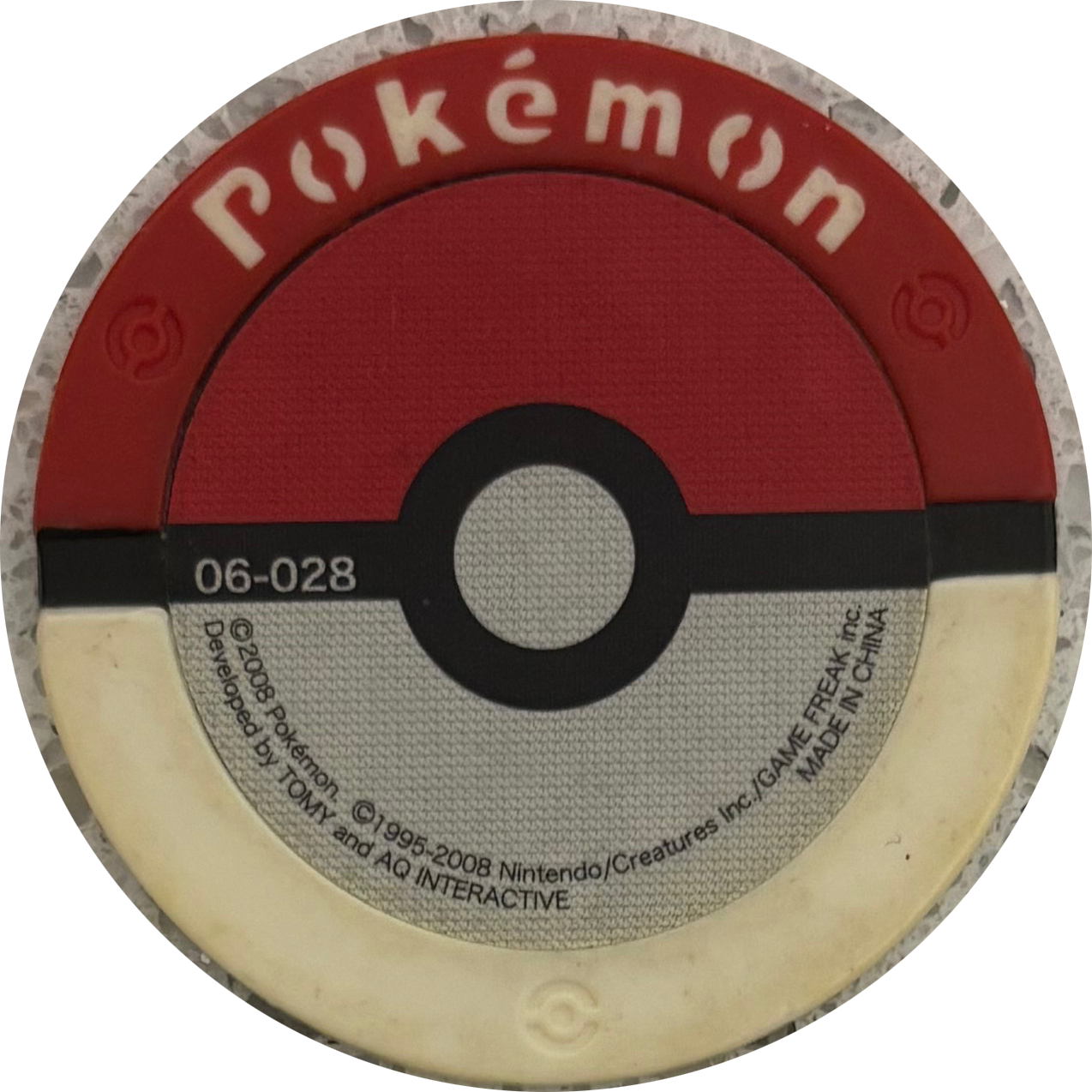 Magby collectible #06-028, Pokemon Battrio Shaymin's Meeting Chapter Checklist (2008), back