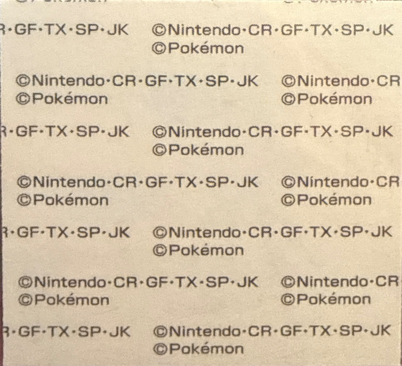 Mega Mewtwo X bread sticker, Daiichi Pan Pokémon Deco Chara Wave 212 Bread Stickers Checklist, back