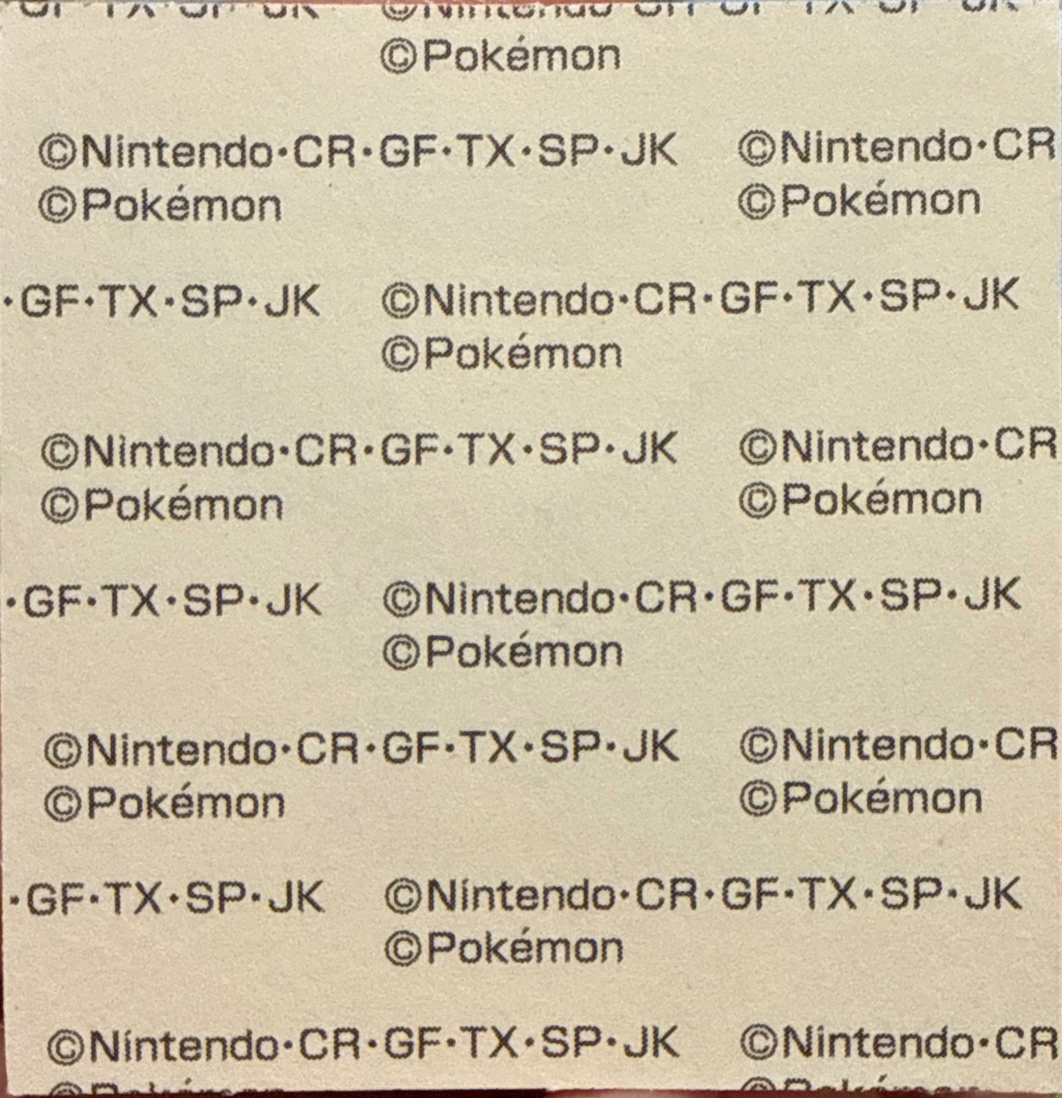 Roy’s Wattrel bread sticker #4639, Daiichi Pan Pokémon Deco Chara Wave 202 Bread Stickers Checklist, back