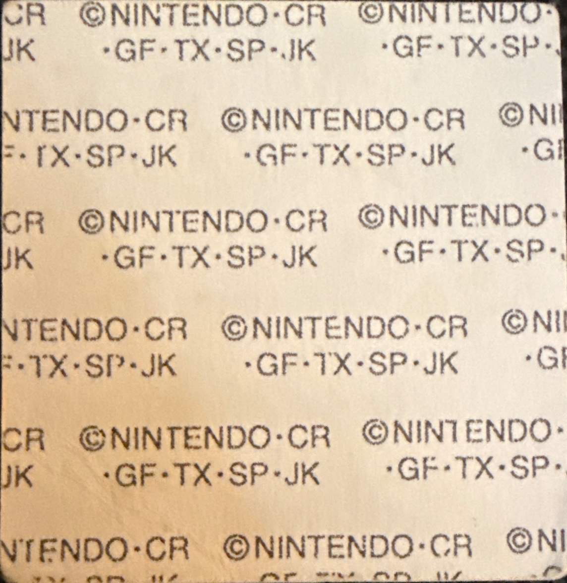 Feraligatr bread sticker #453, Daiichi Pan Pokémon Deco Chara Wave 22 Bread Stickers Checklist, back