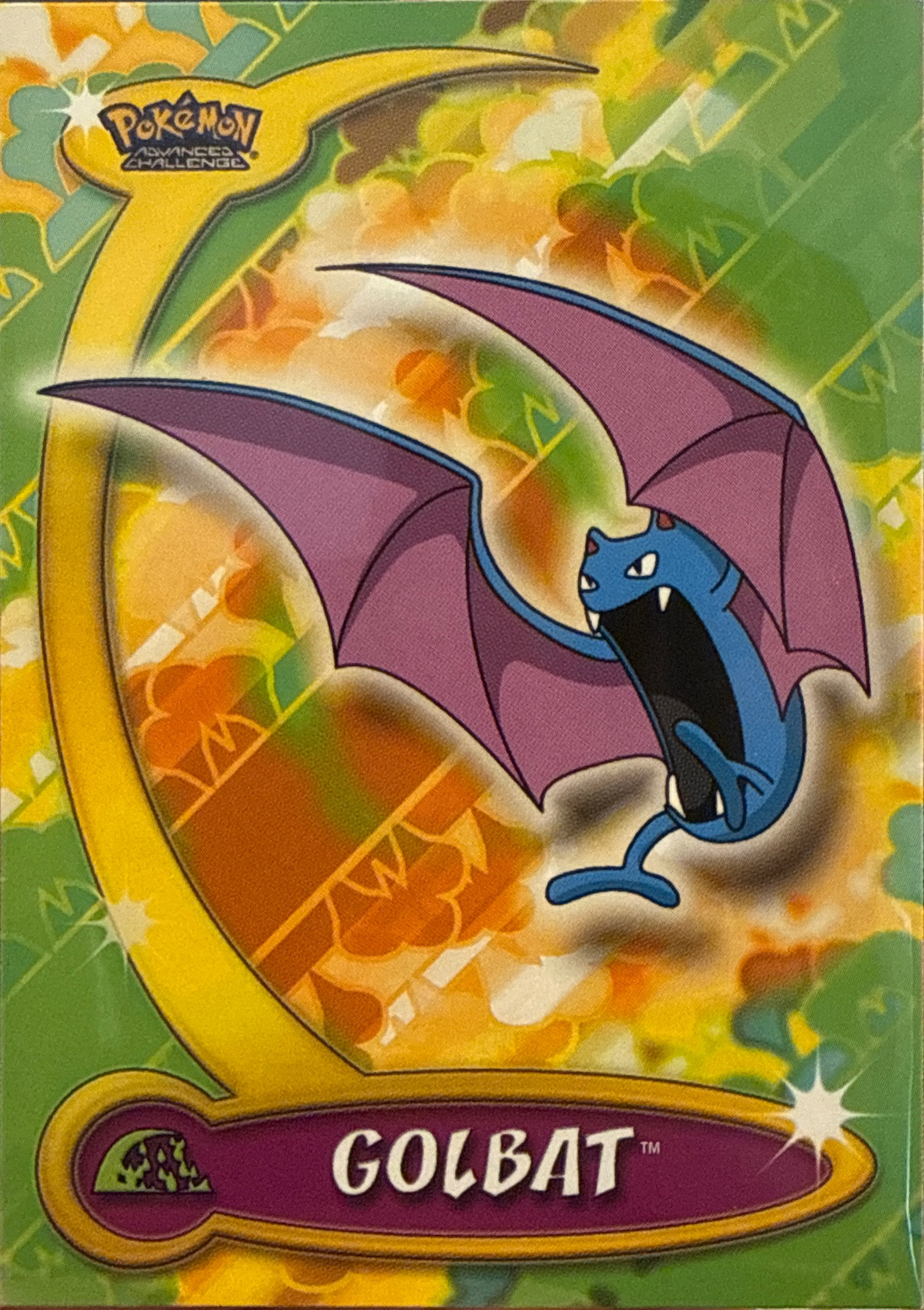 Golbat card #30, Pokemon Topps Advanced Challenge (2004), front
