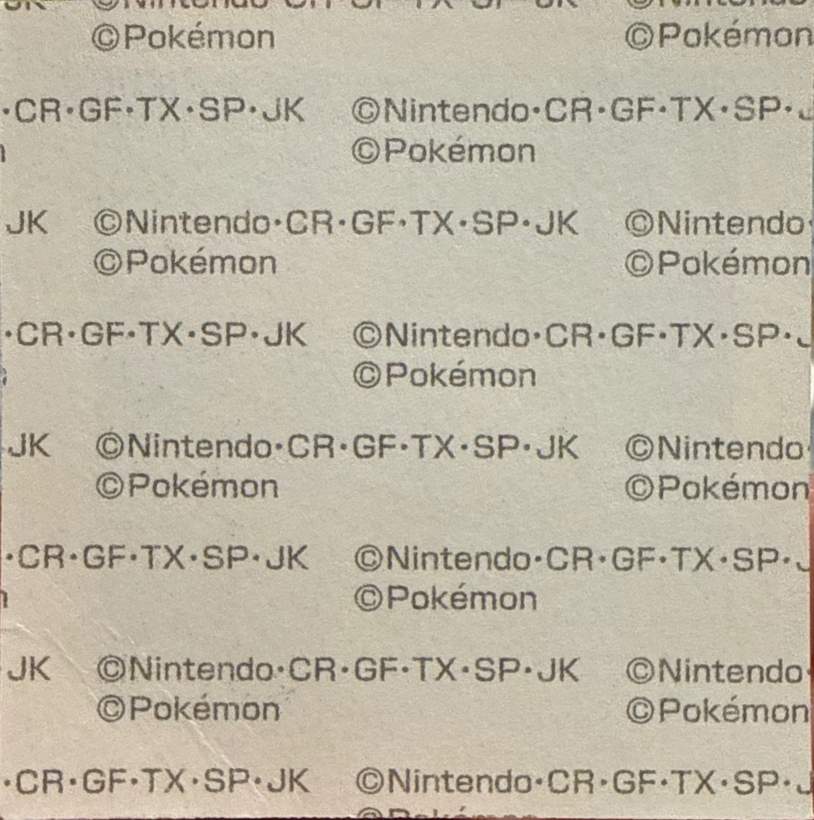 Lucario bread sticker #2040, Daiichi Pan Pokémon Deco Chara Wave 100 Bread Stickers Checklist, back