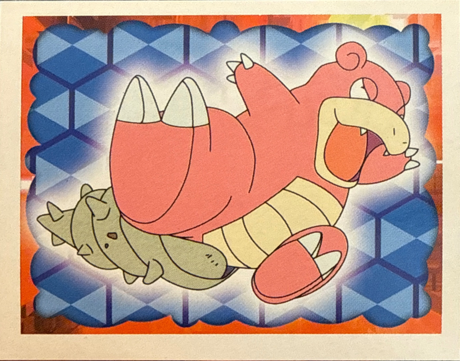 Slowbro card #80, Pokémon Merlin Series 1 (1999), front