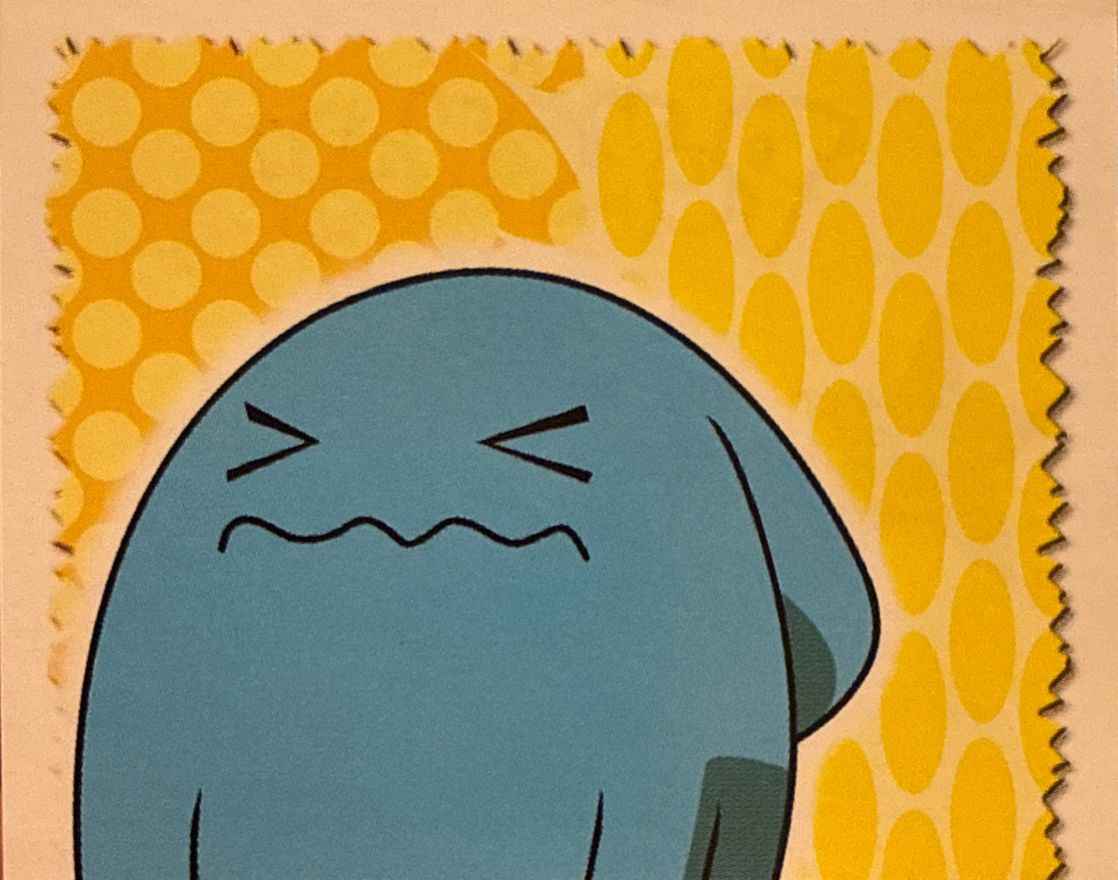 Wobbuffet 1/2 card #26, Pokémon Merlin Series 3 (2001), front