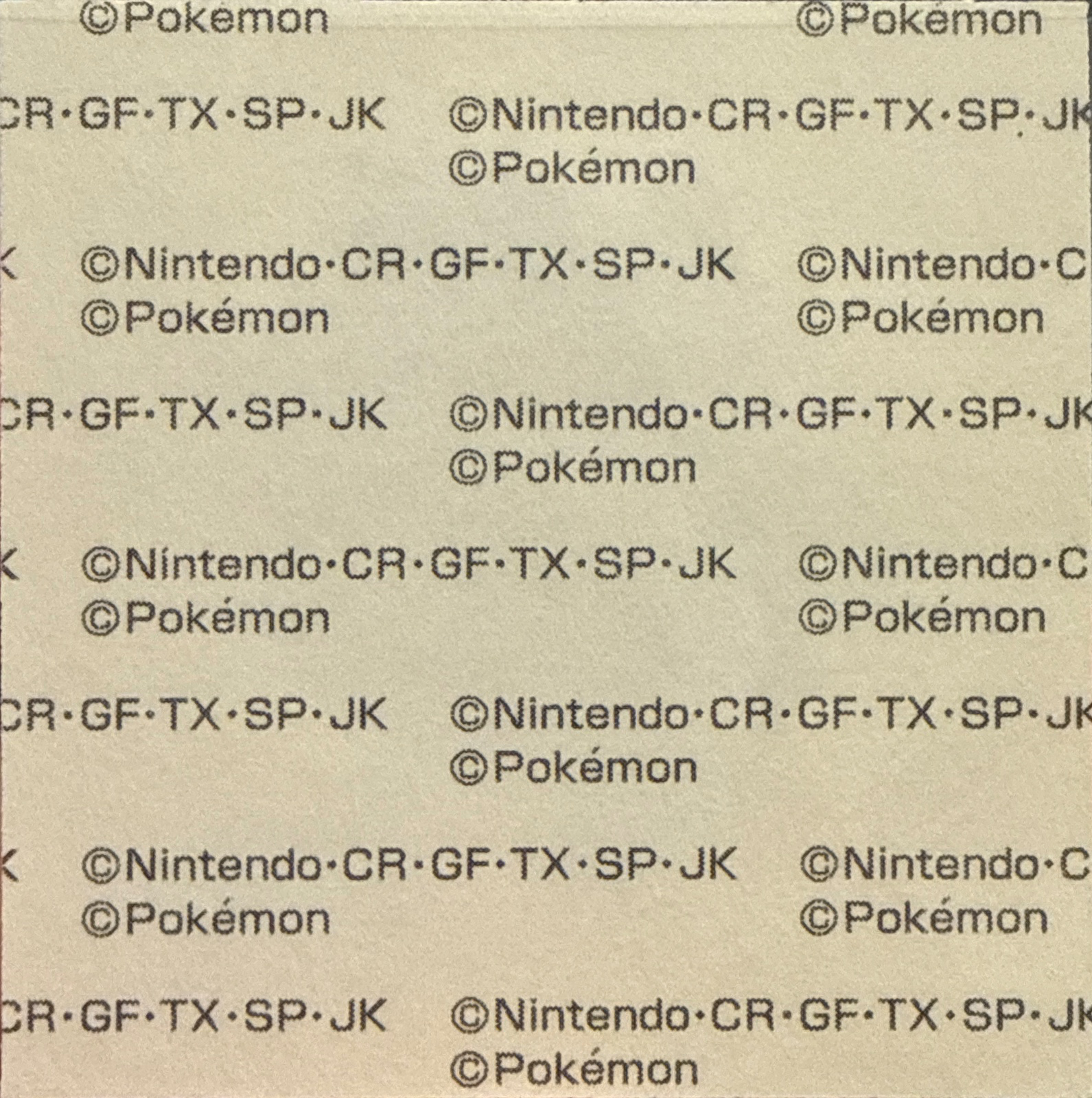 Gengar bread sticker, Daiichi Pan Pokémon Deco Chara Wave 212 Bread Stickers Checklist, back