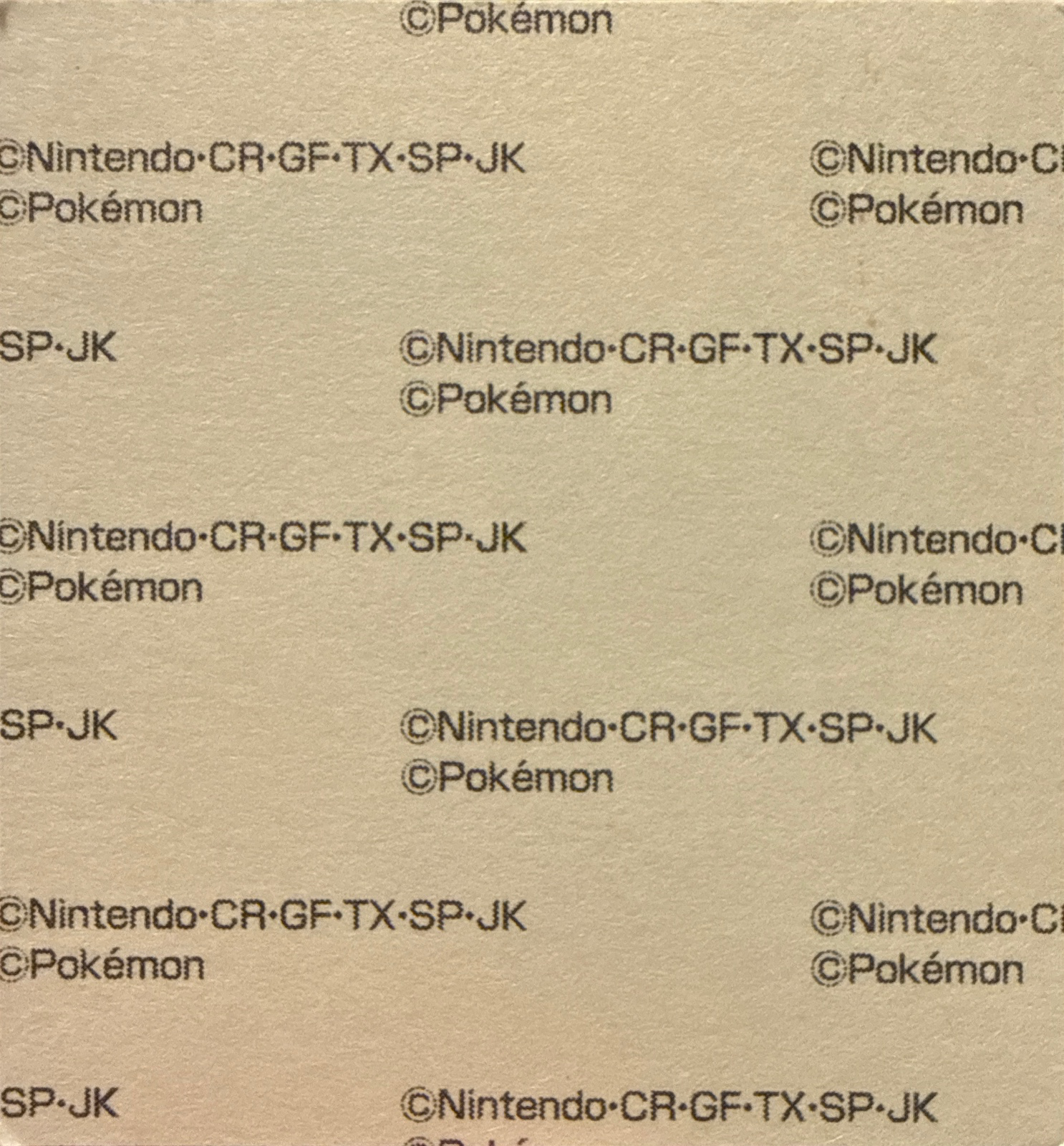 Zorua bread sticker #4313, Daiichi Pan Pokémon Deco Chara Wave 194 Bread Stickers Checklist, back