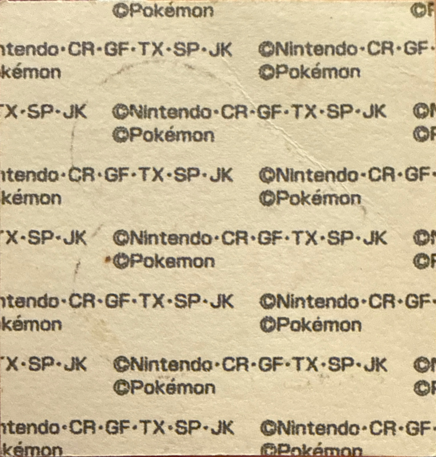 Luvdisc bread sticker #1280, Daiichi Pan Pokémon Deco Chara Wave 62 Bread Stickers Checklist, back