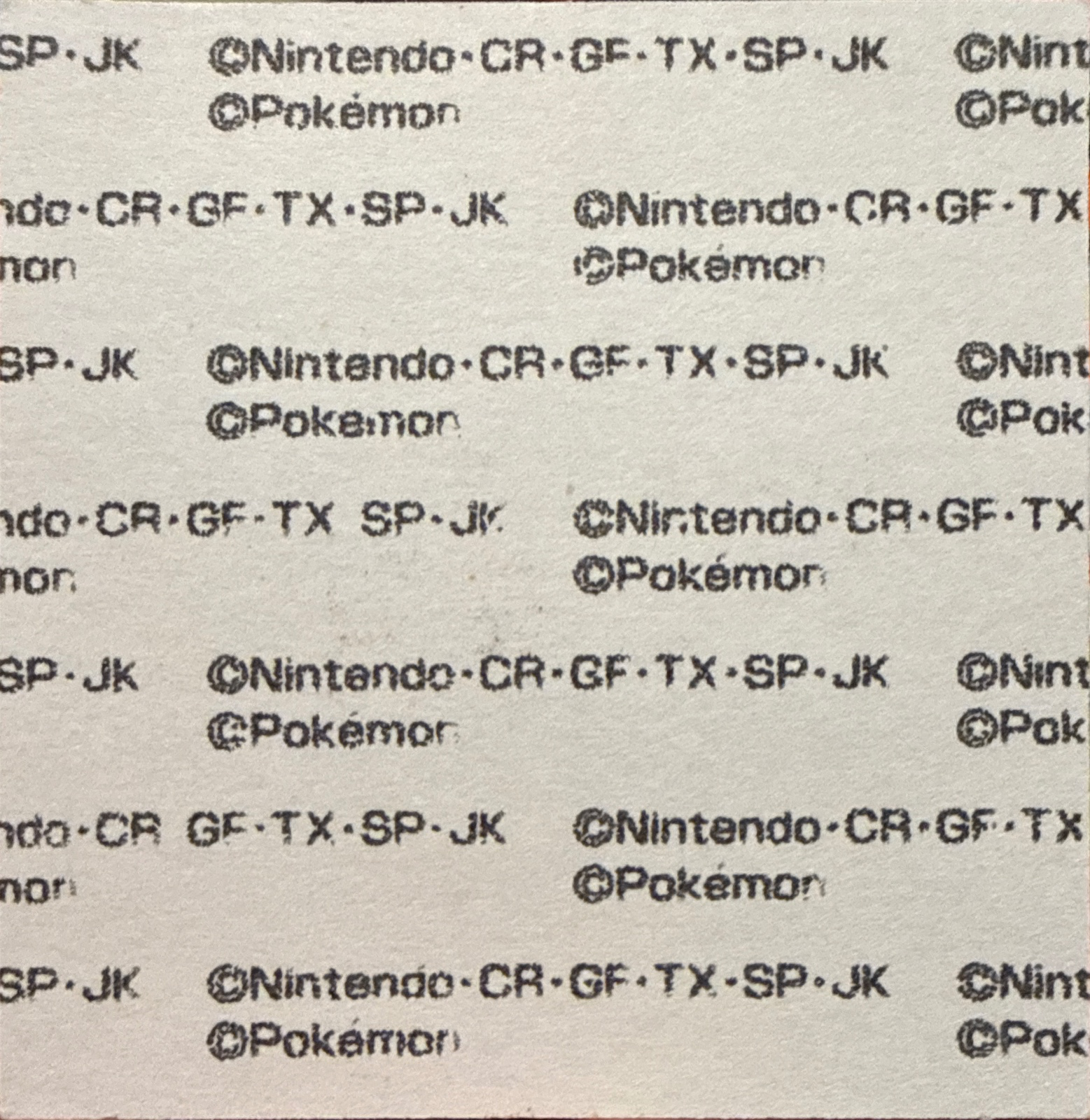 Rotom bread sticker #1952, Daiichi Pan Pokémon Deco Chara Wave 95 Bread Stickers Checklist, back