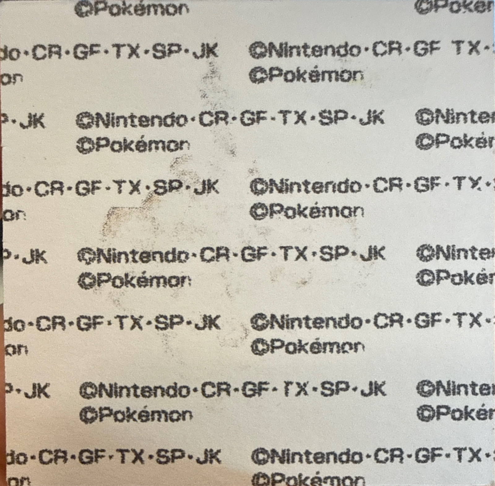 Rampardos bread sticker #4161, Daiichi Pan Pokémon Deco Chara Wave 189 Bread Stickers Checklist, back
