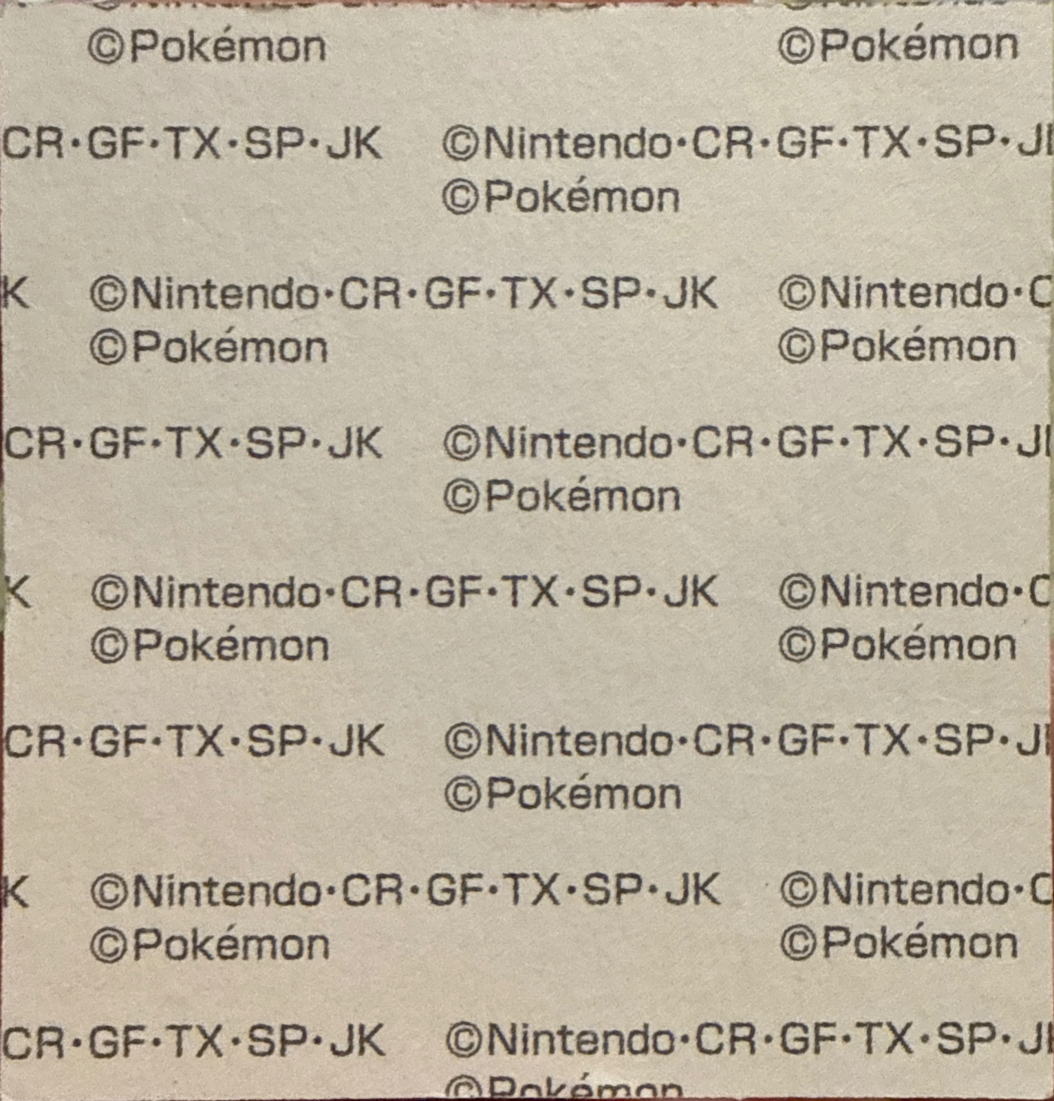 Mimikyu bread sticker #3436, Daiichi Pan Pokémon Deco Chara Wave 162 Bread Stickers Checklist, back