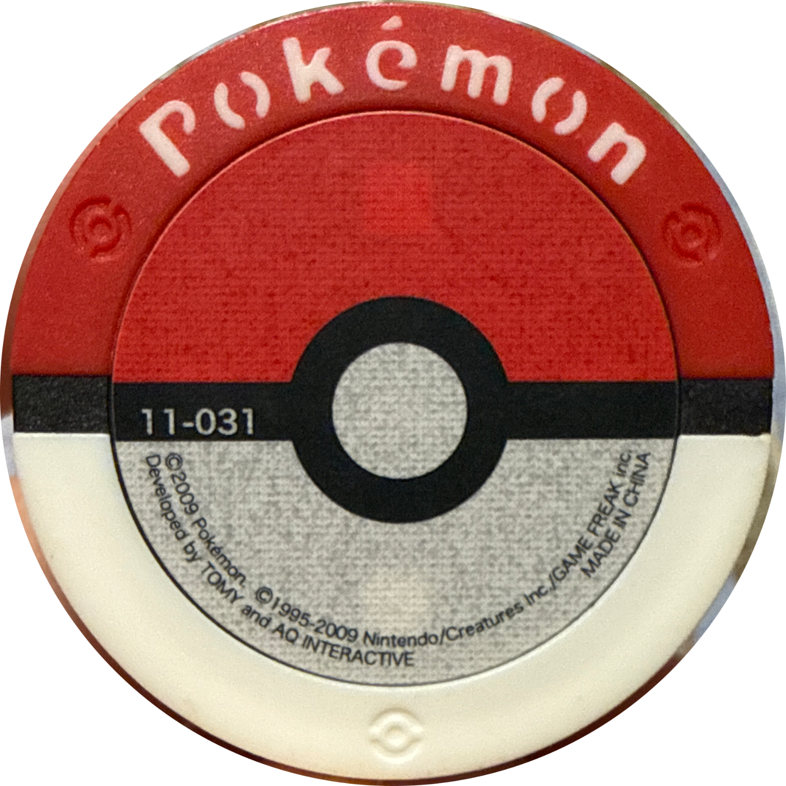 Psyduck collectible #11-031, Pokemon Battrio Decisive Battle! Kyogre & Groudon Chapter, back