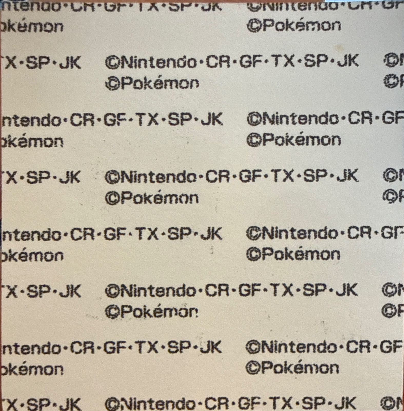 Piloswine bread sticker #1027, Daiichi Pan Pokémon Deco Chara Wave 49 Bread Stickers Checklist, back