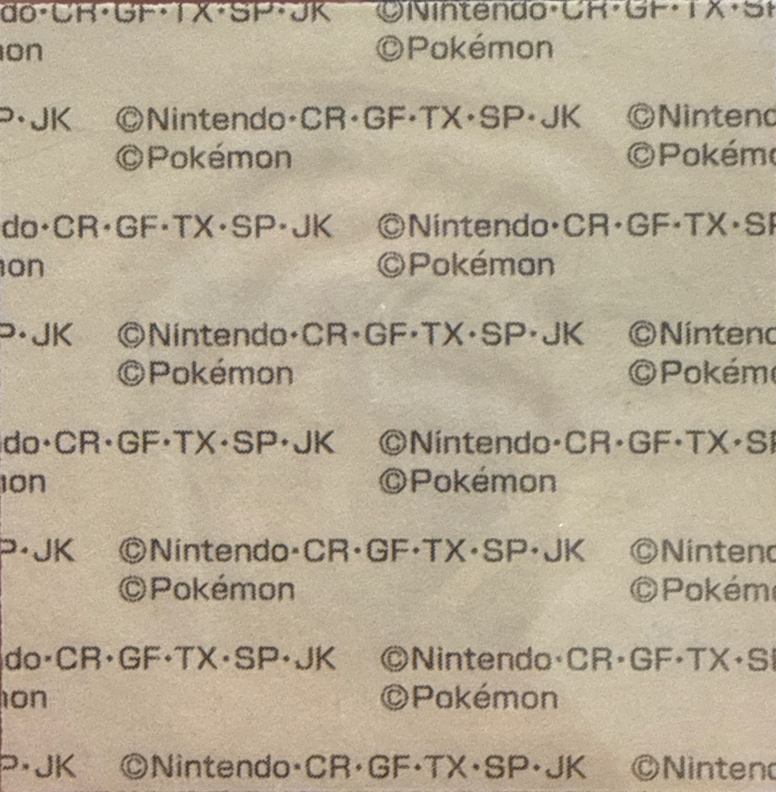 Pikachu bread sticker, Daiichi Pan Pokémon Deco Chara Wave 211 Bread Stickers Checklist, back
