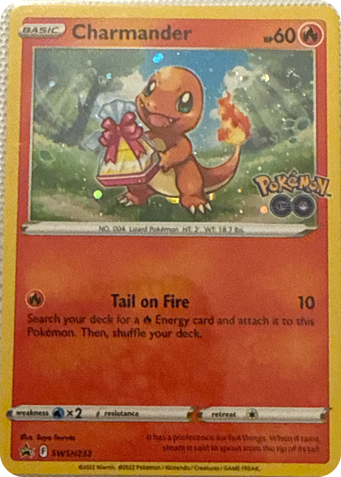 Charmander trading card #SWSH232, SWSH Black Star Promos Checklist · Pokémon TCG, front