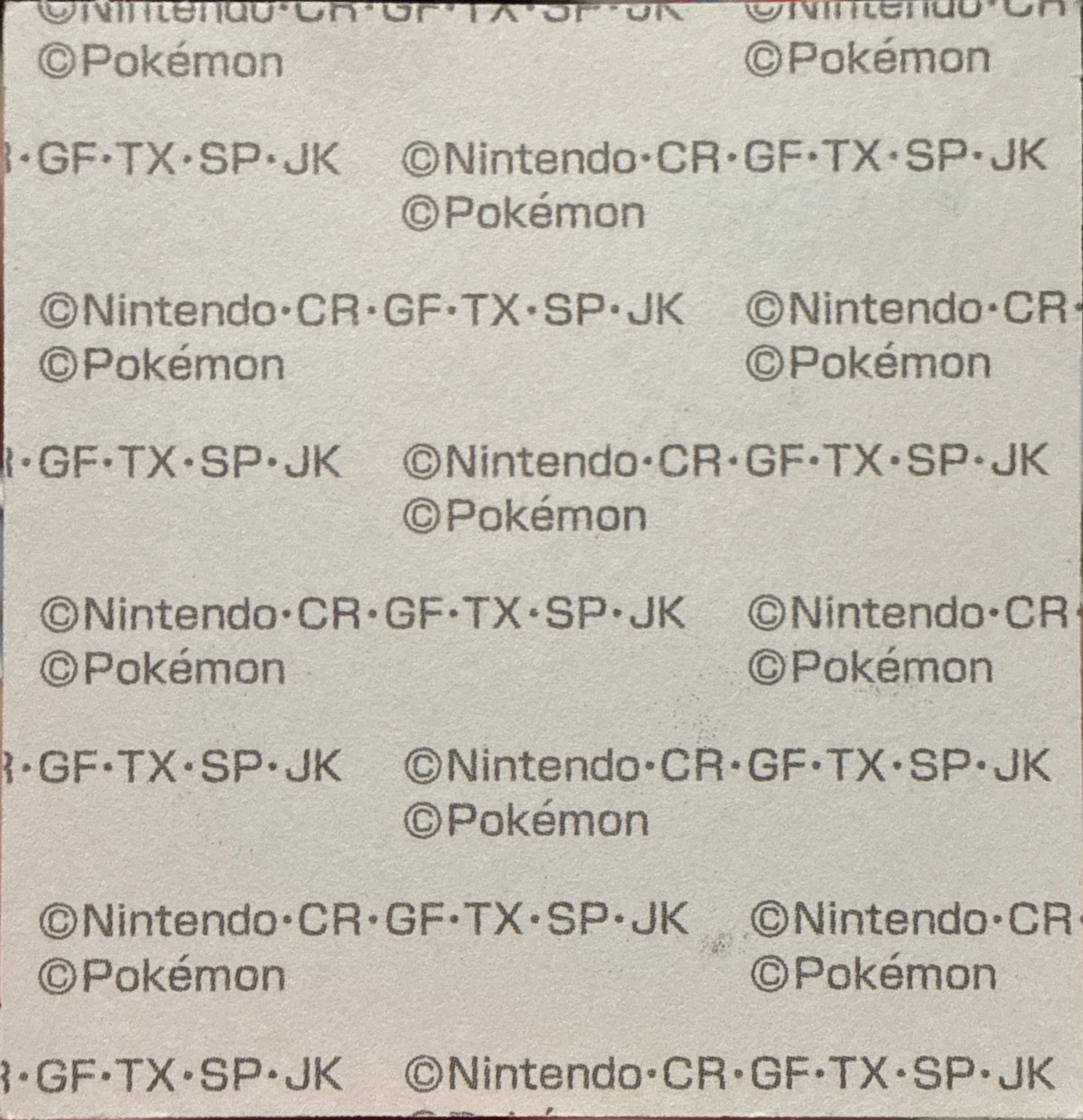 Rotom (Mow) bread sticker #2023, Daiichi Pan Pokémon Deco Chara Wave 99 Bread Stickers Checklist, back