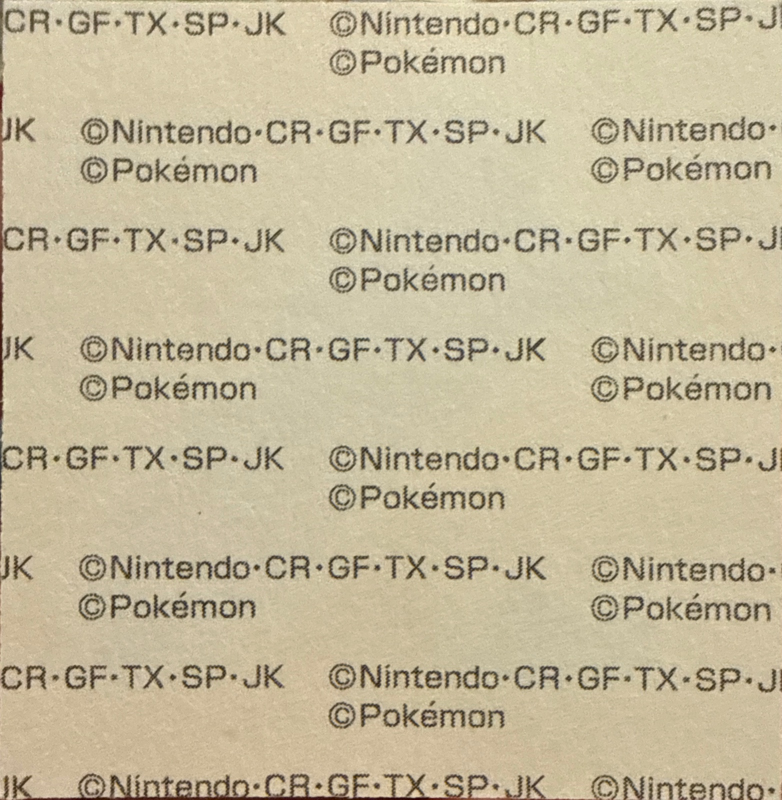 Six Heroes’ Galarian Moltres bread sticker #4919, Daiichi Pan Pokémon Deco Chara Wave 209 Bread Stickers Checklist, back