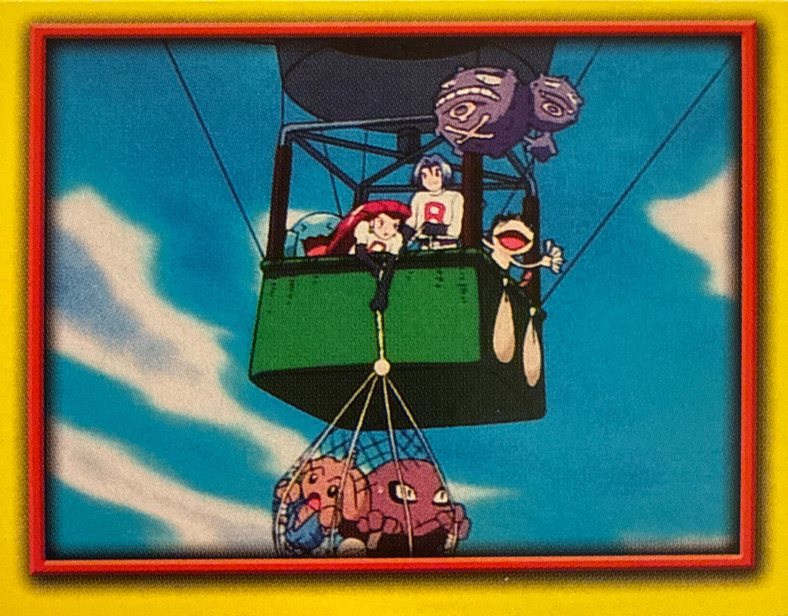 Hitmonlee Hitmontop Weezing card #106, Pokémon Merlin Series 5 (2002), front