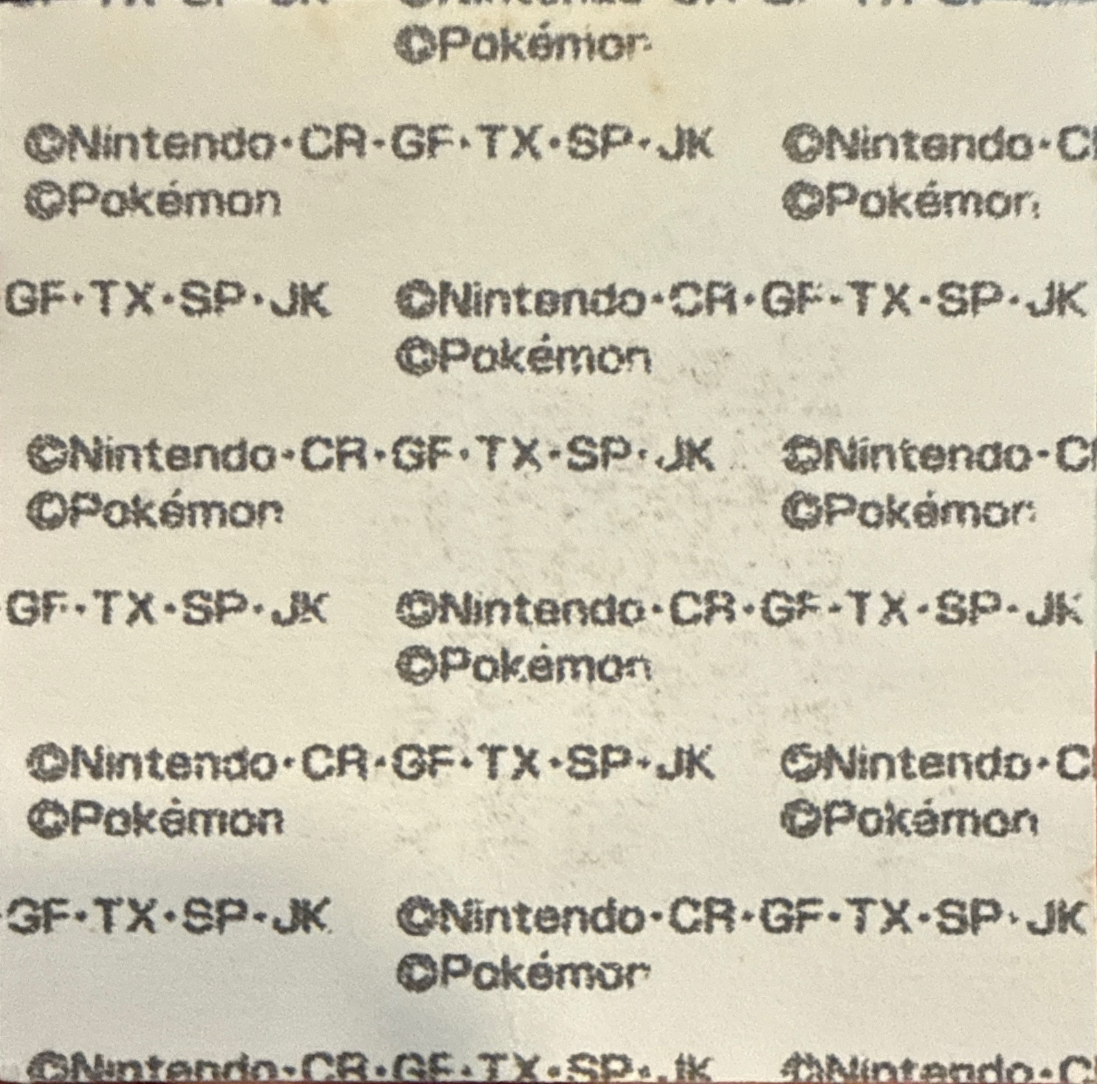 Rampardos bread sticker #1693, Daiichi Pan Pokémon Deco Chara Wave 82 Bread Stickers Checklist, back