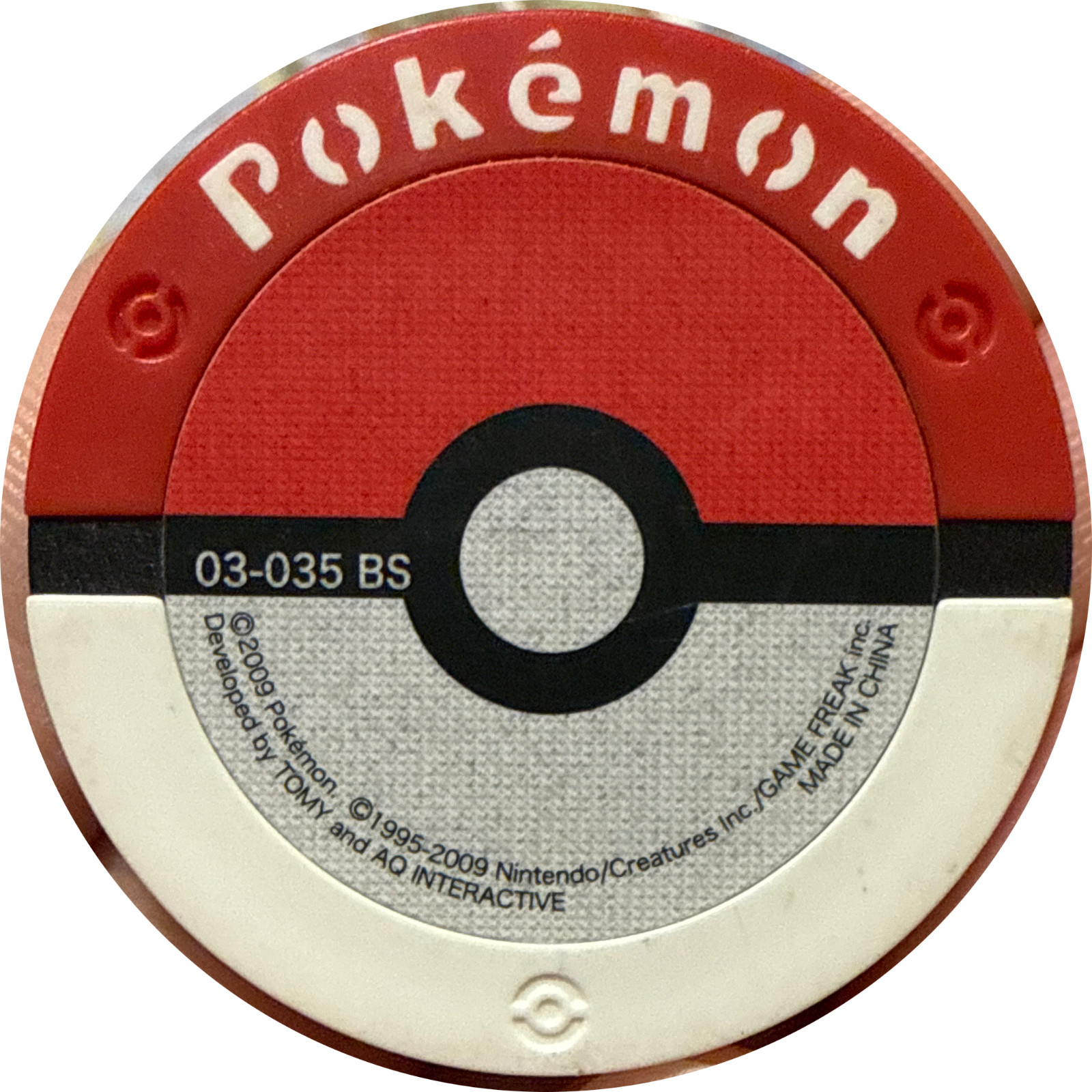 Tangela collectible #03-035, Pokemon Battrio Mewtwo's Challenge Chapter Checklist (2008), back