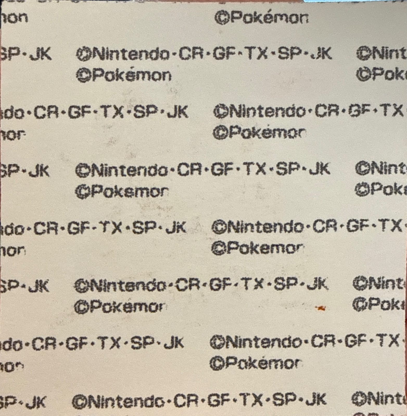 Swinub & Piloswine & Mamoswine bread sticker #1973, Daiichi Pan Pokémon Deco Chara Wave 96 Bread Stickers Checklist, back