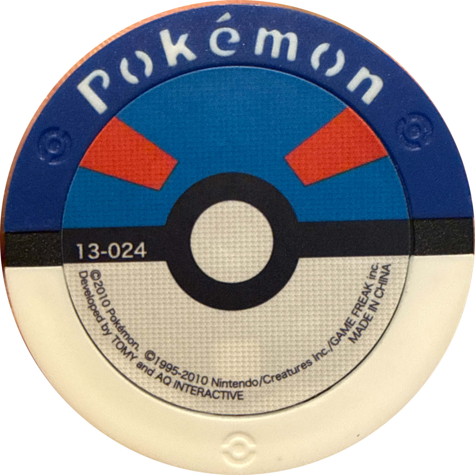 Magcargo collectible #13-024, Pokemon Battrio Legendary Challenge Chapter Checklist (2010), back