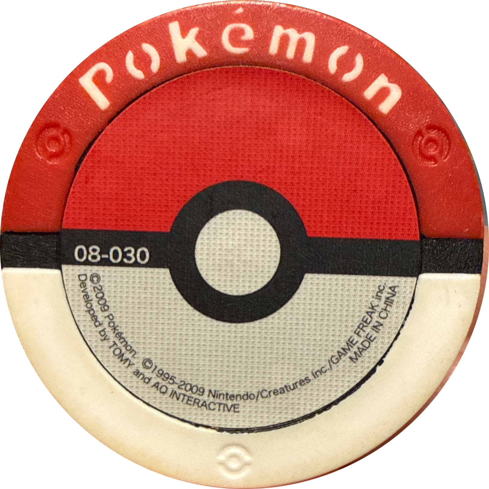 Piloswine collectible #08-030, Pokemon Battrio Jirachi's Wish Chapter Checklist (2009), back