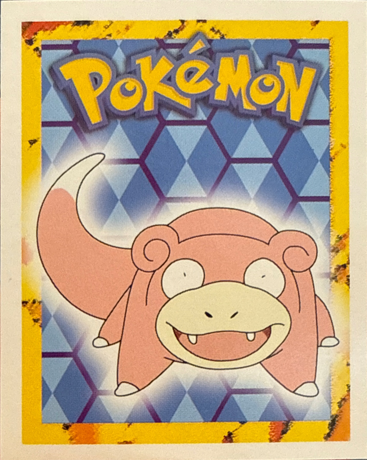 Slowpoke card #79, Pokémon Merlin Series 1 (1999), front