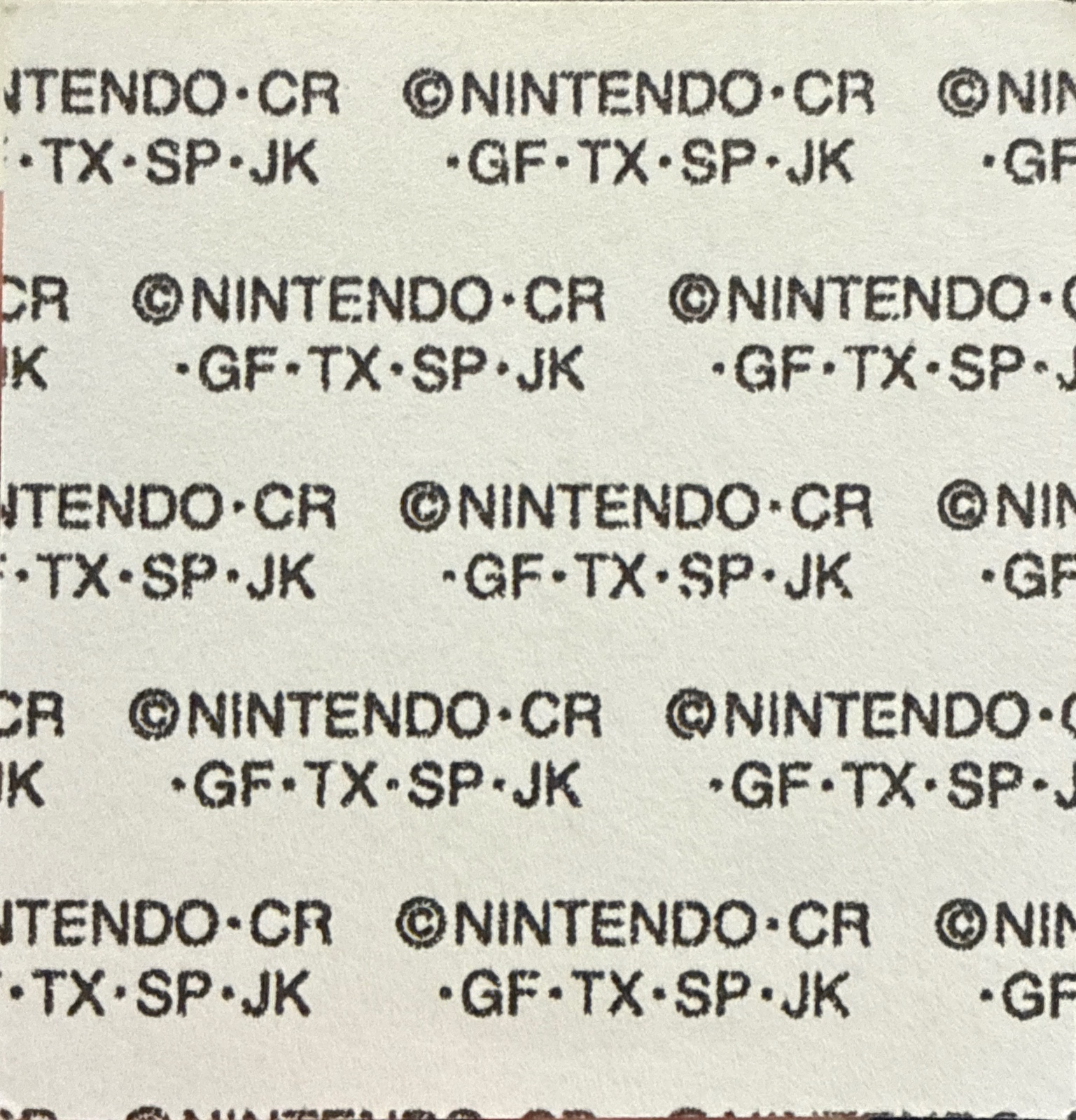 Girafarig bread sticker #410, Daiichi Pan Pokémon Deco Chara Wave 20 Bread Stickers Checklist, back